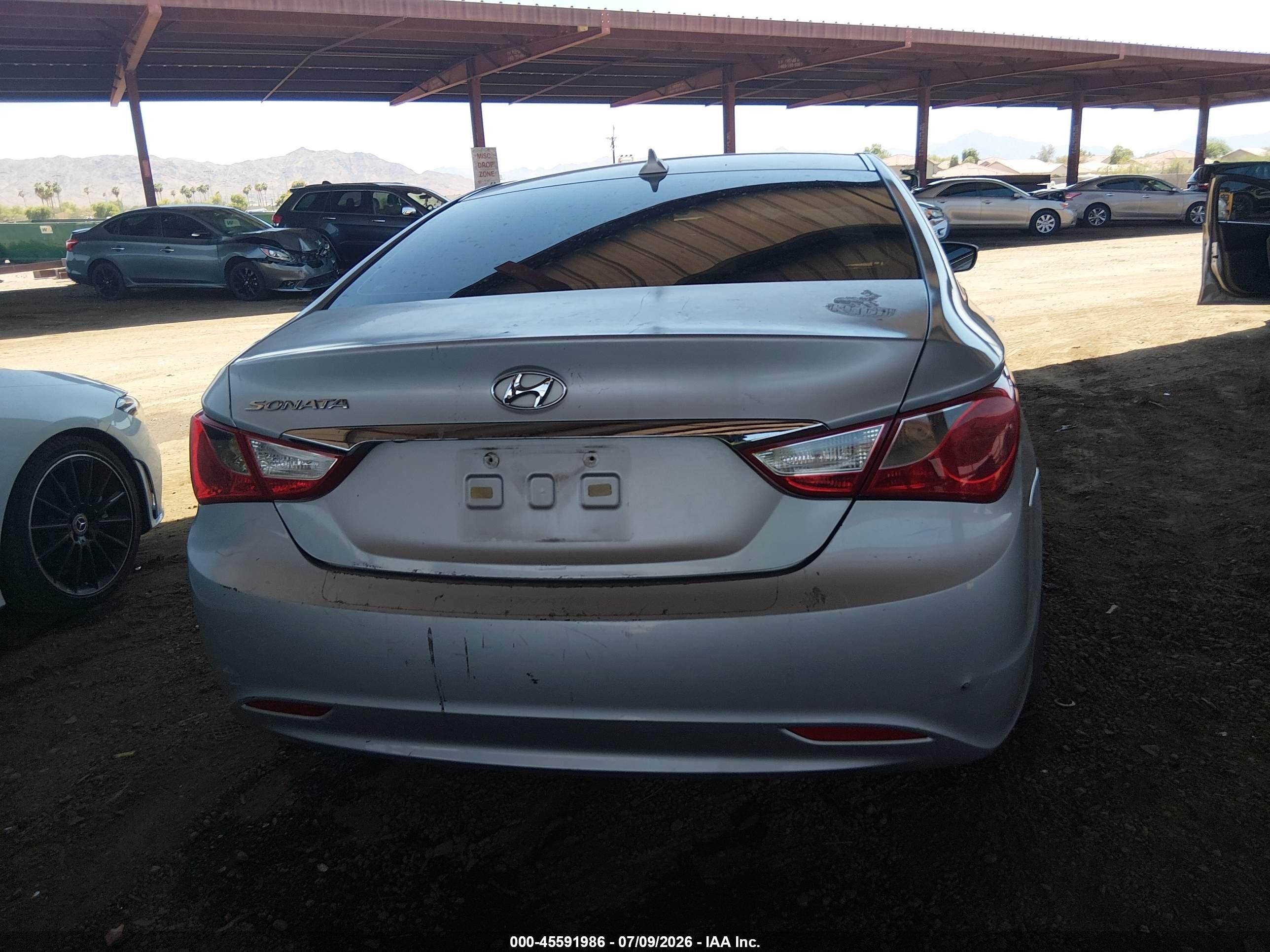 2013 Hyundai Sonata Gls Silver vin: 5NPEB4AC3DH722281