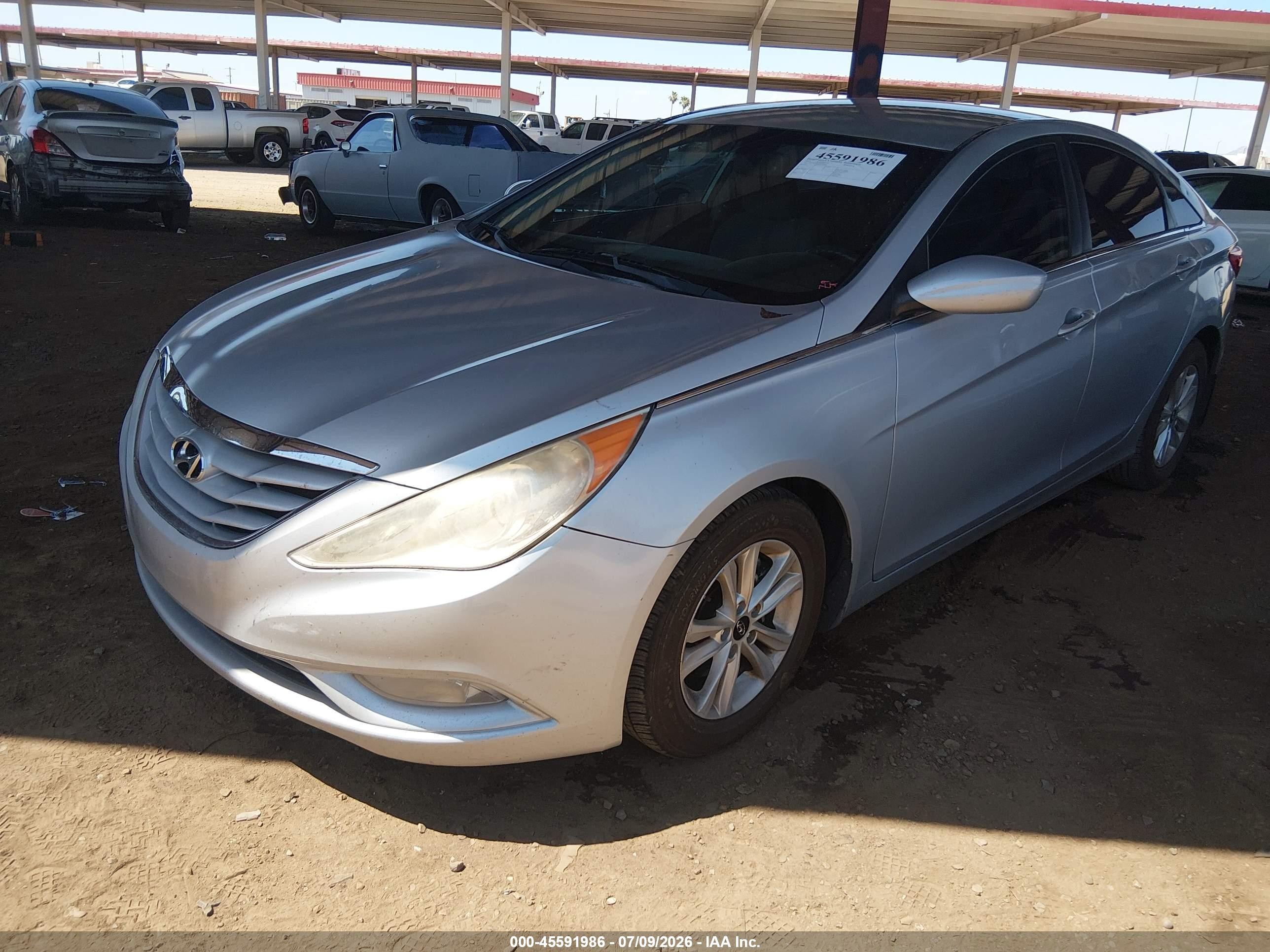 2013 Hyundai Sonata Gls Silver vin: 5NPEB4AC3DH722281