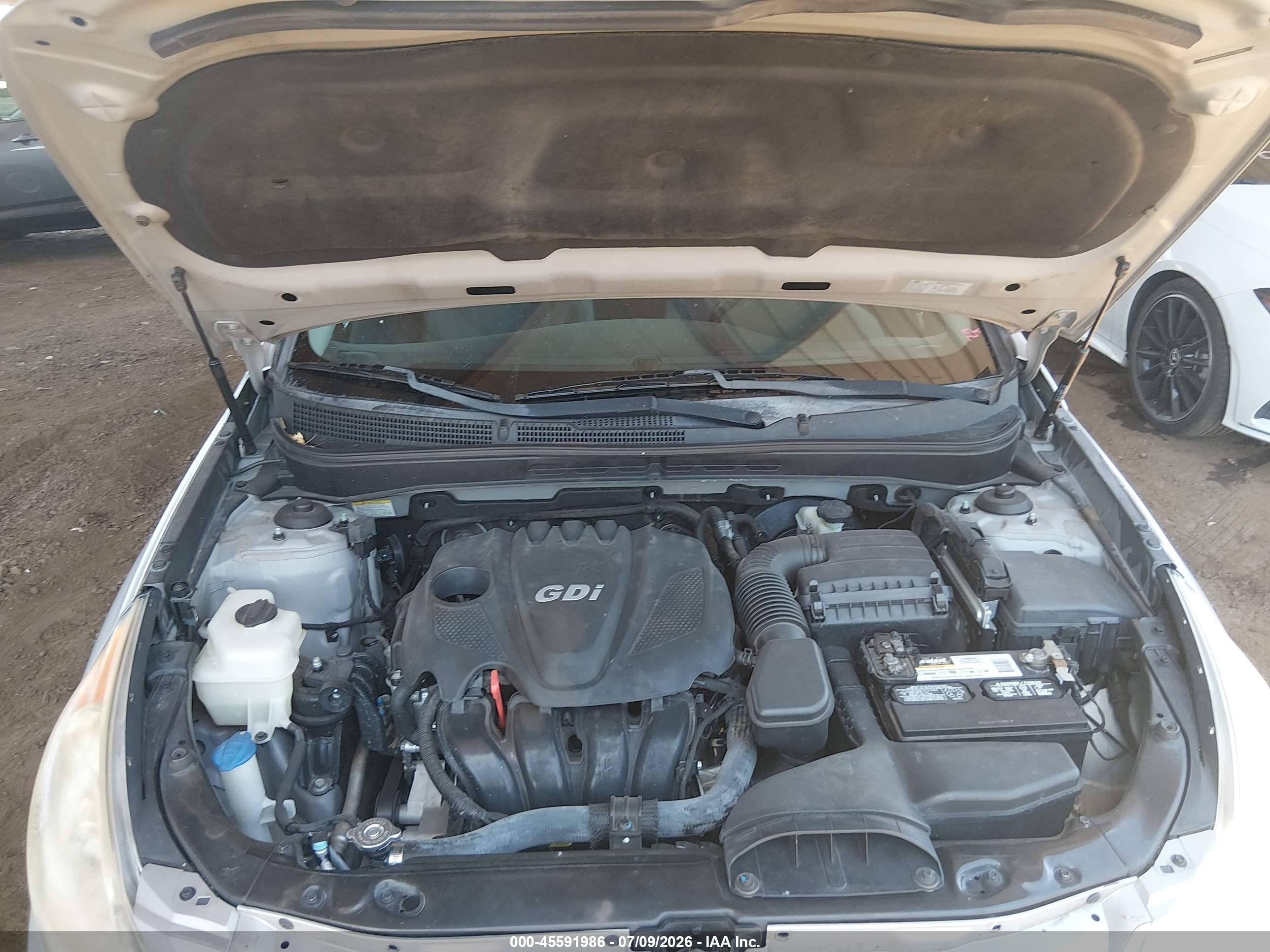 2013 Hyundai Sonata Gls Silver vin: 5NPEB4AC3DH722281