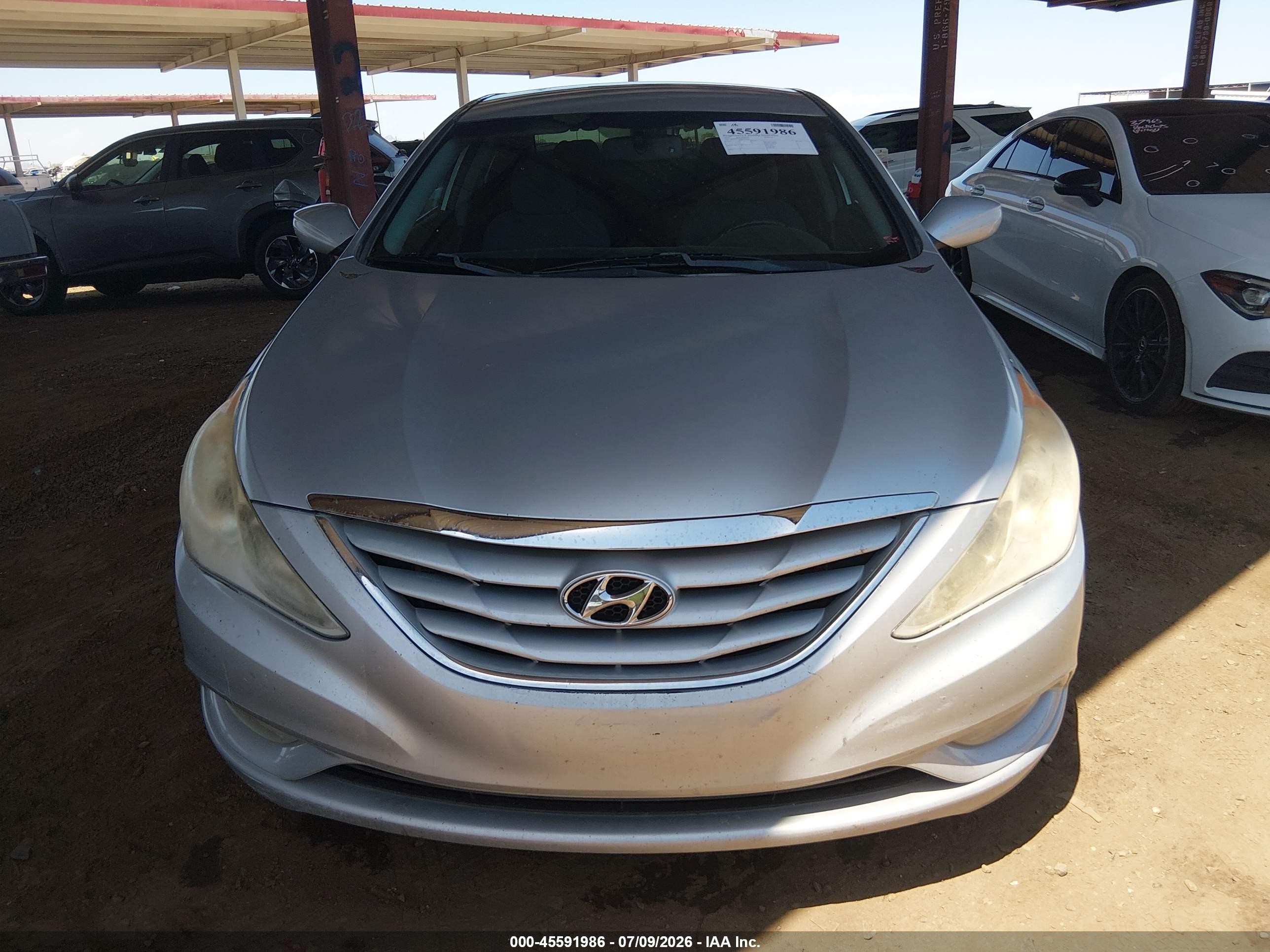 2013 Hyundai Sonata Gls Silver vin: 5NPEB4AC3DH722281