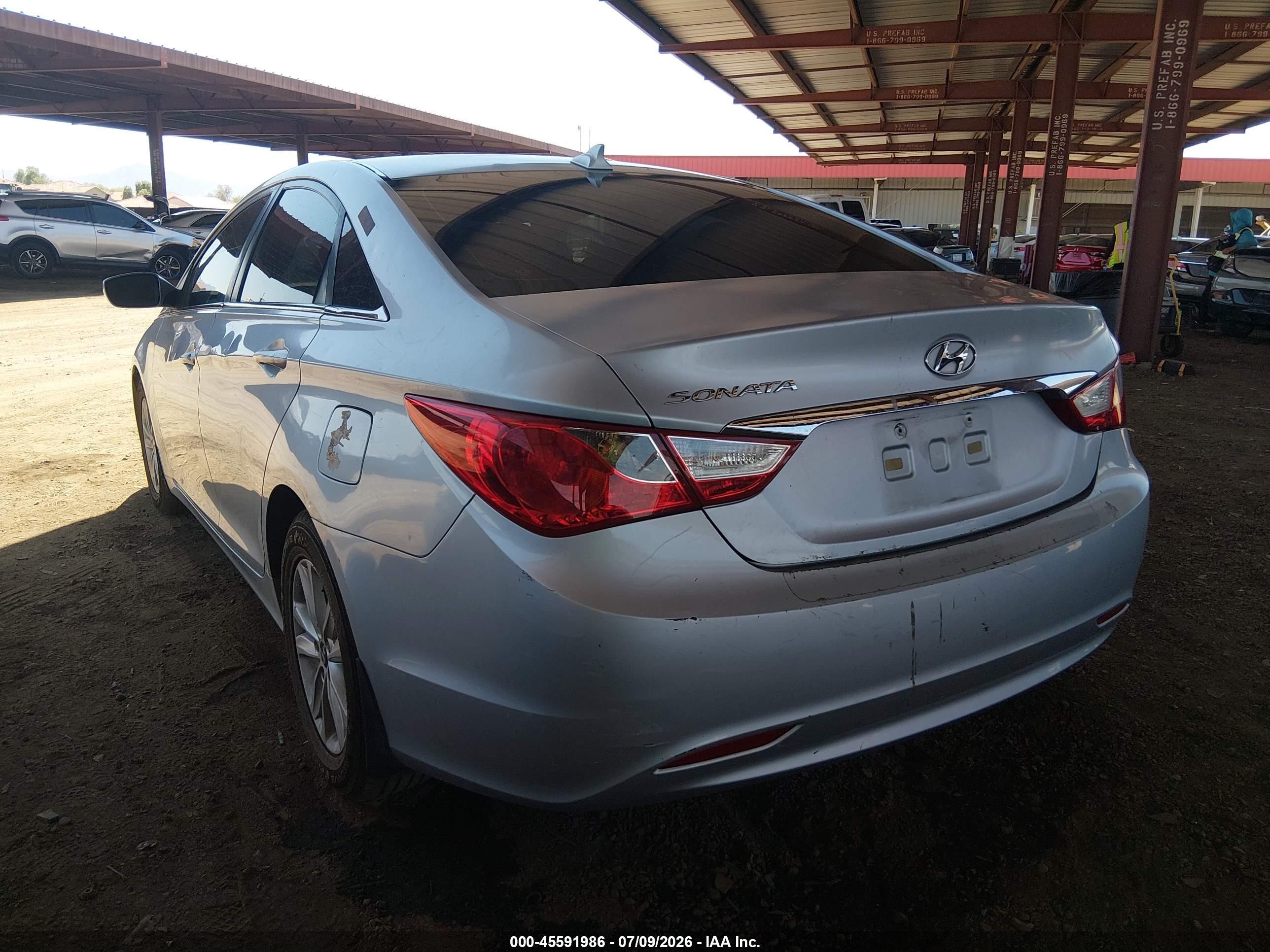 2013 Hyundai Sonata Gls Silver vin: 5NPEB4AC3DH722281