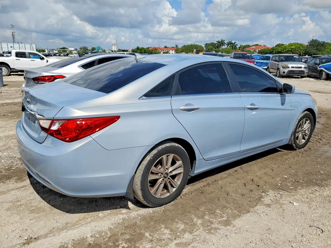 2013 Hyundai Sonata Gls Серый vin: 5NPEB4AC3DH722586