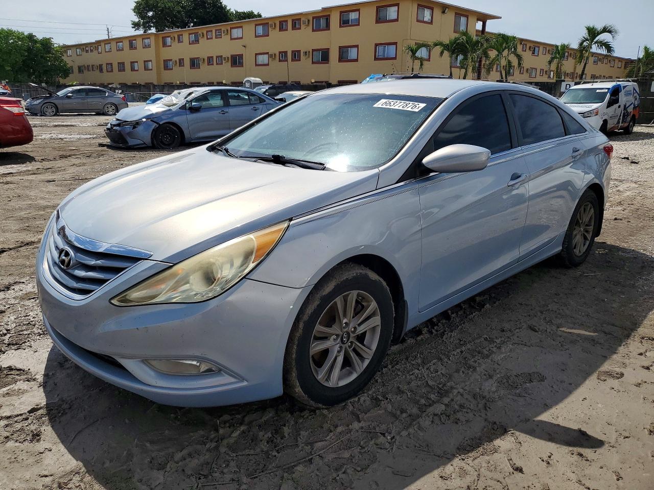 2013 Hyundai Sonata Gls Серый vin: 5NPEB4AC3DH722586