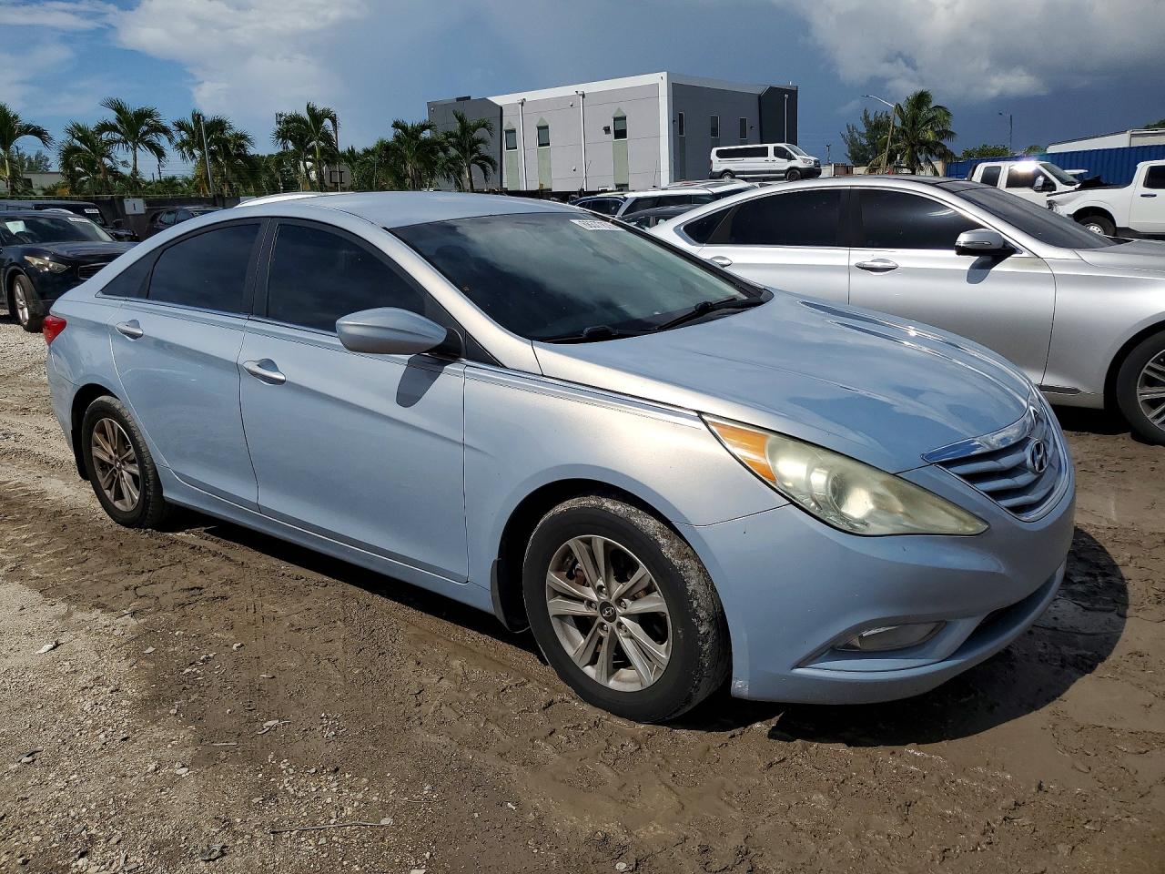 2013 Hyundai Sonata Gls Серый vin: 5NPEB4AC3DH722586