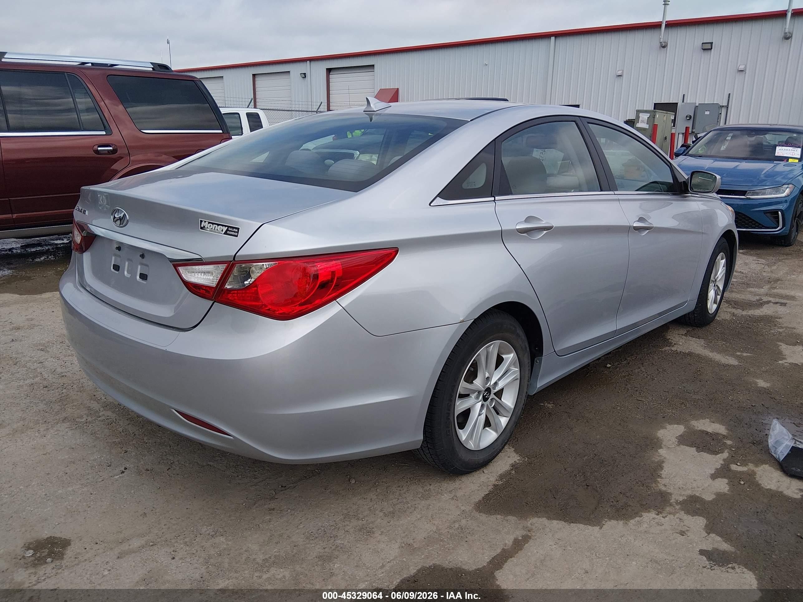 2013 Hyundai Sonata Gls Silver vin: 5NPEB4AC3DH723348