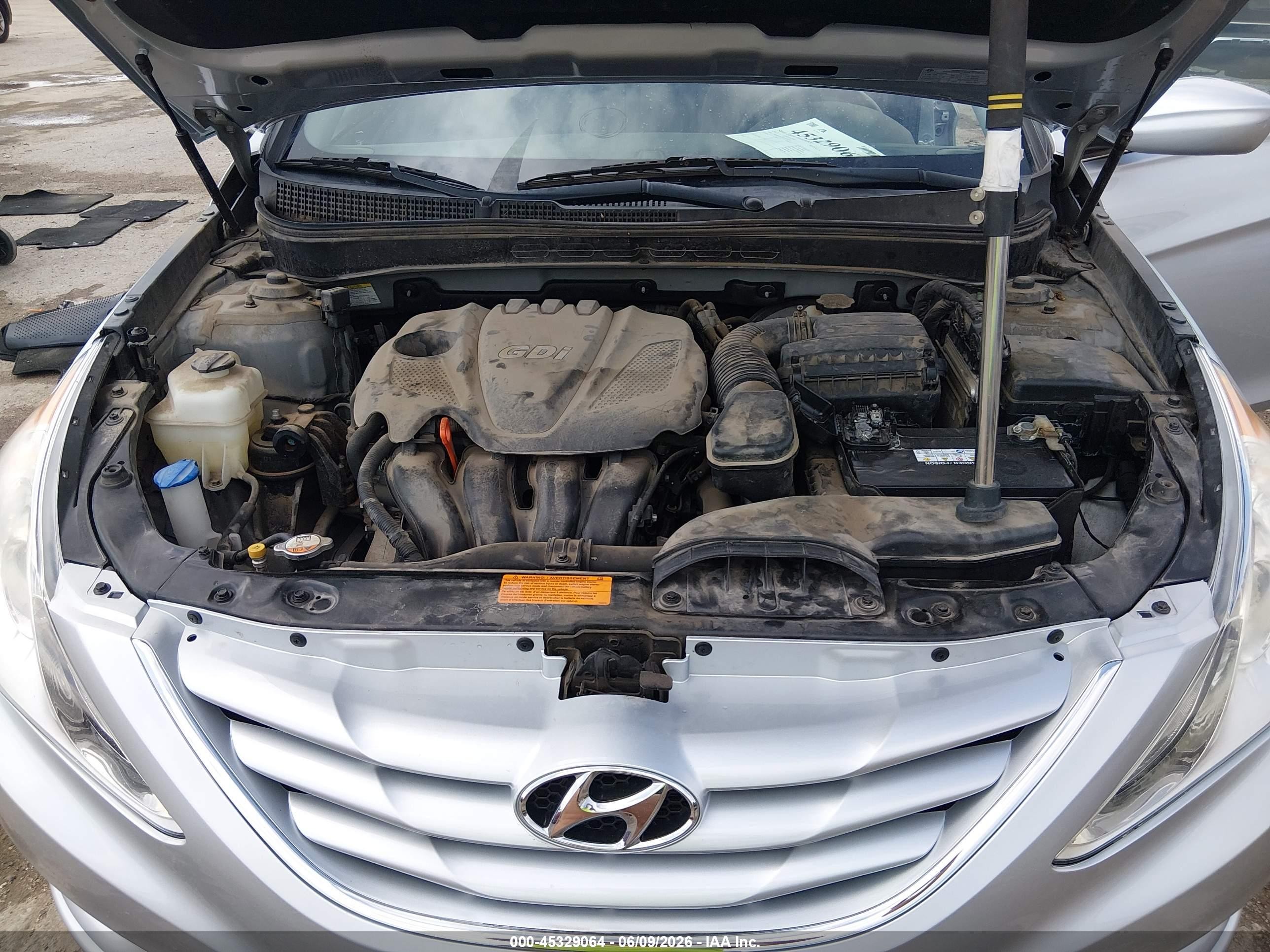 2013 Hyundai Sonata Gls Silver vin: 5NPEB4AC3DH723348