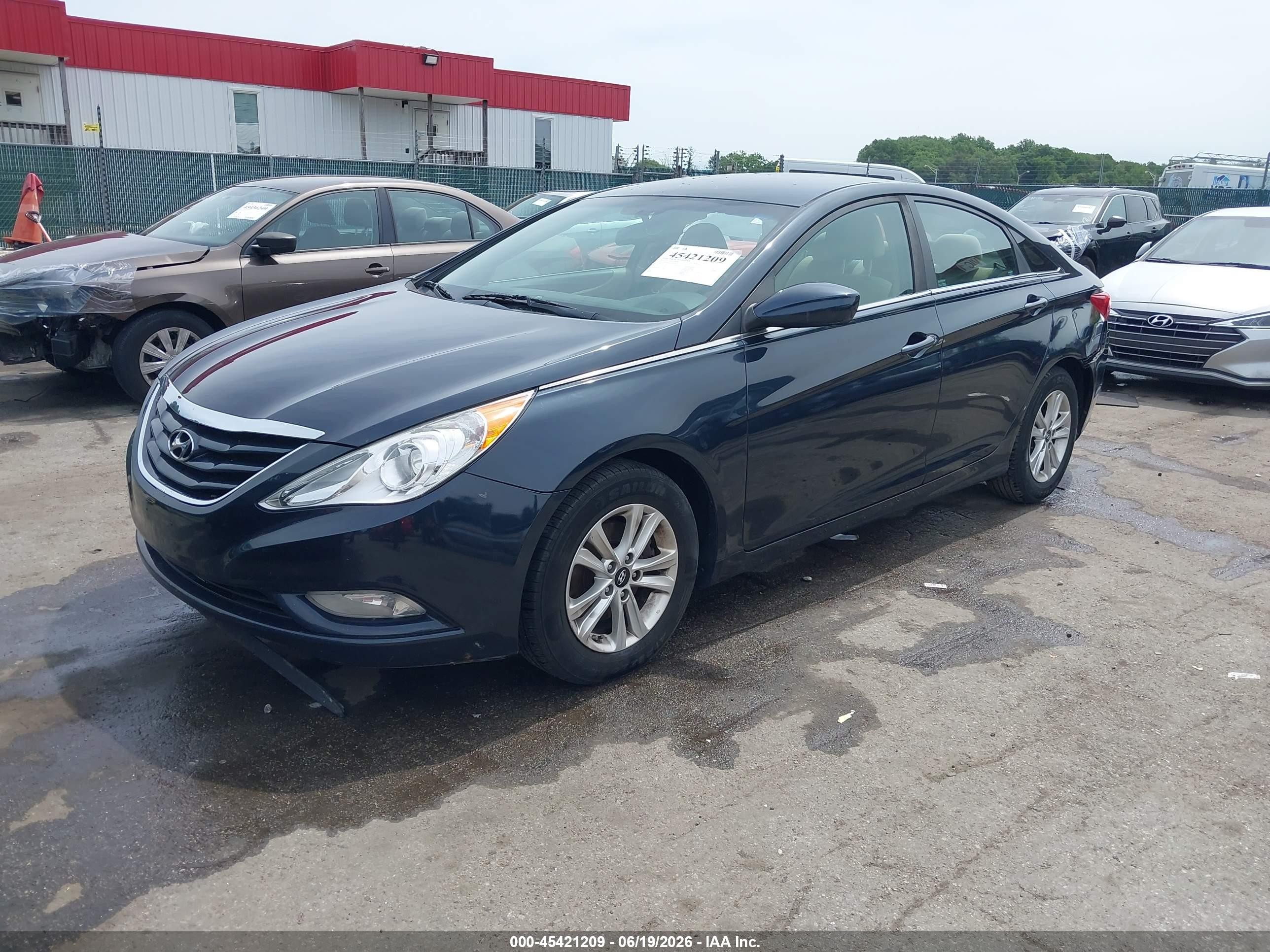 2013 Hyundai Sonata Gls Gray vin: 5NPEB4AC3DH725634