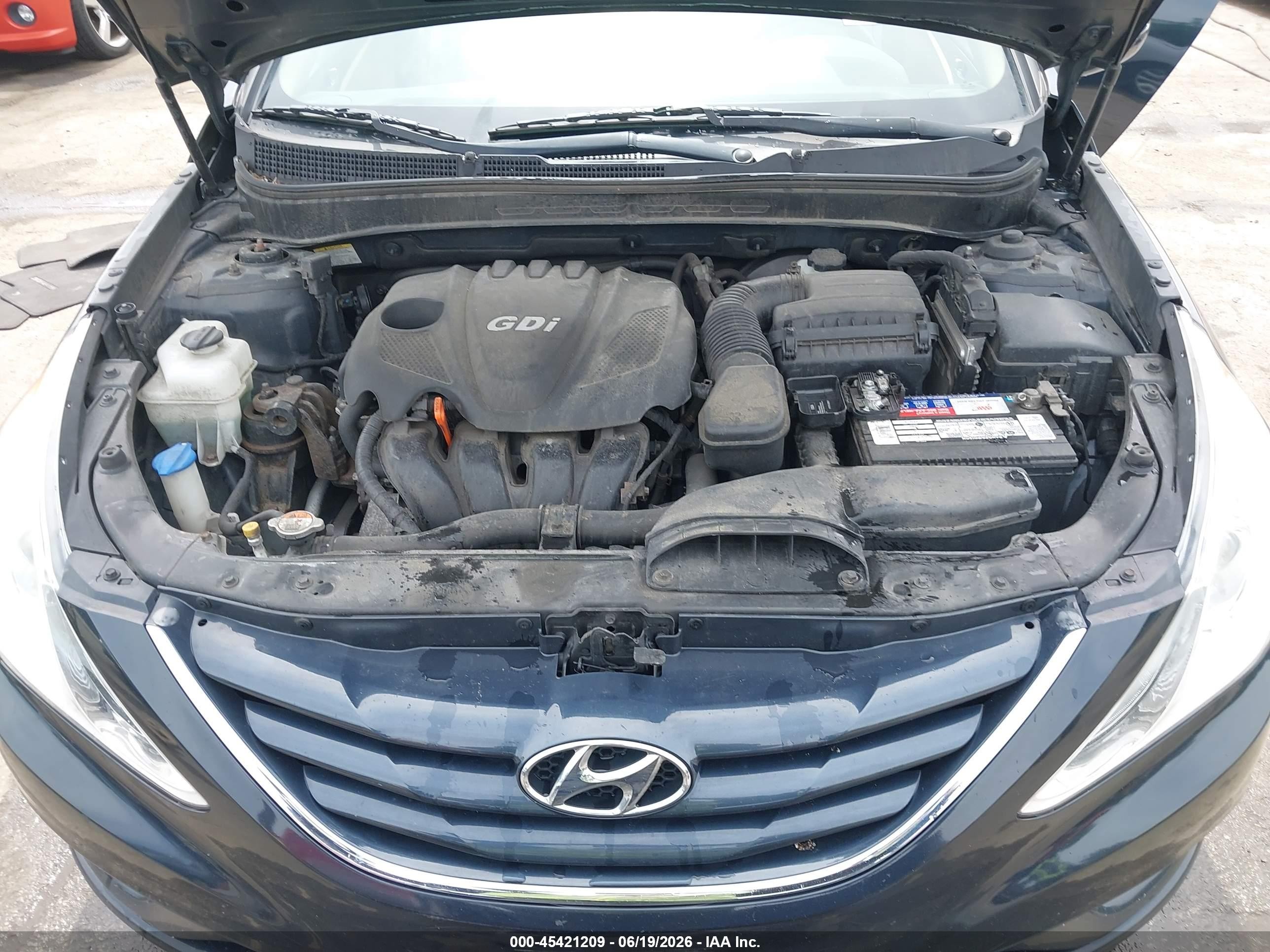 2013 Hyundai Sonata Gls Gray vin: 5NPEB4AC3DH725634