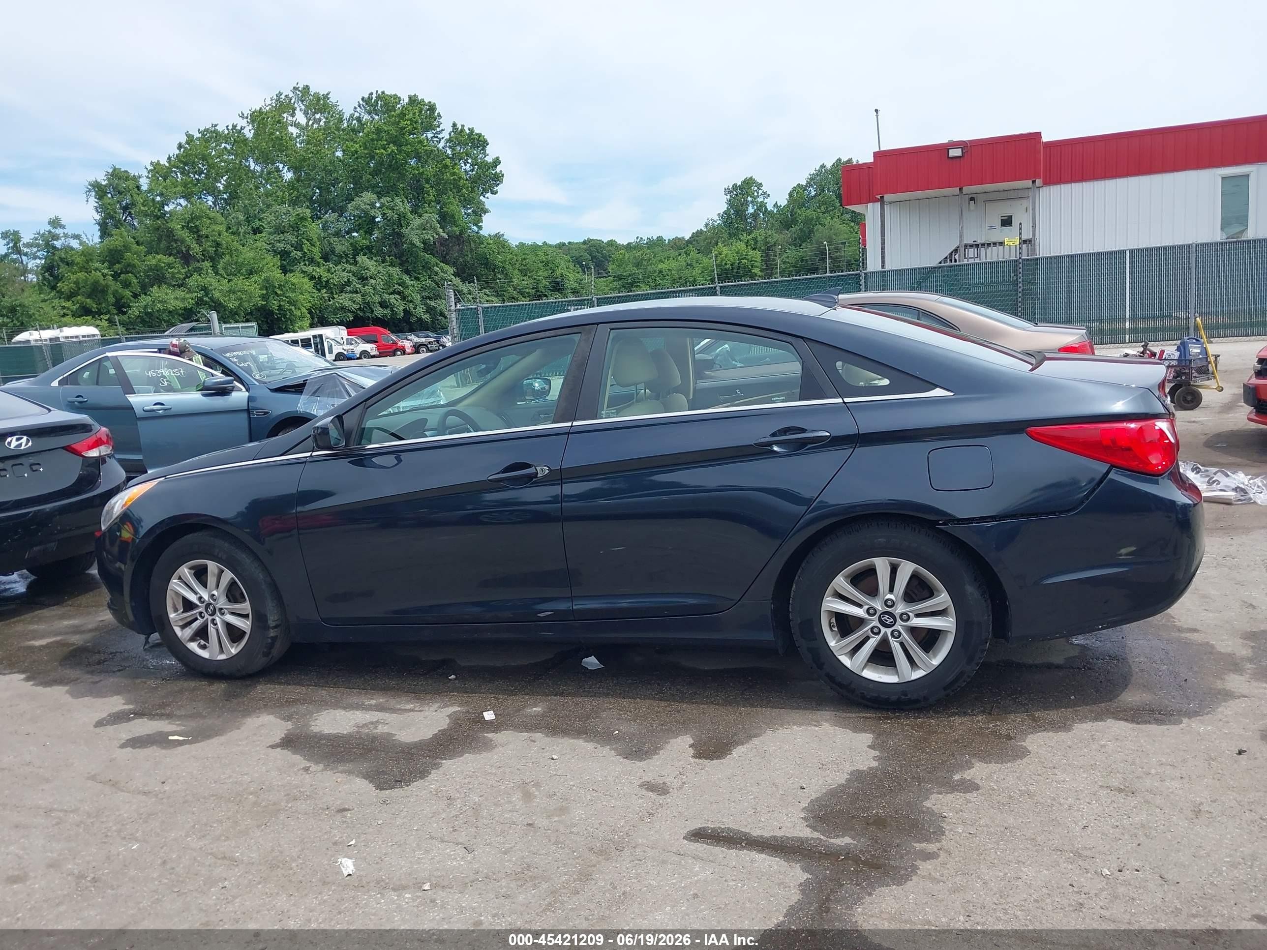 2013 Hyundai Sonata Gls Gray vin: 5NPEB4AC3DH725634