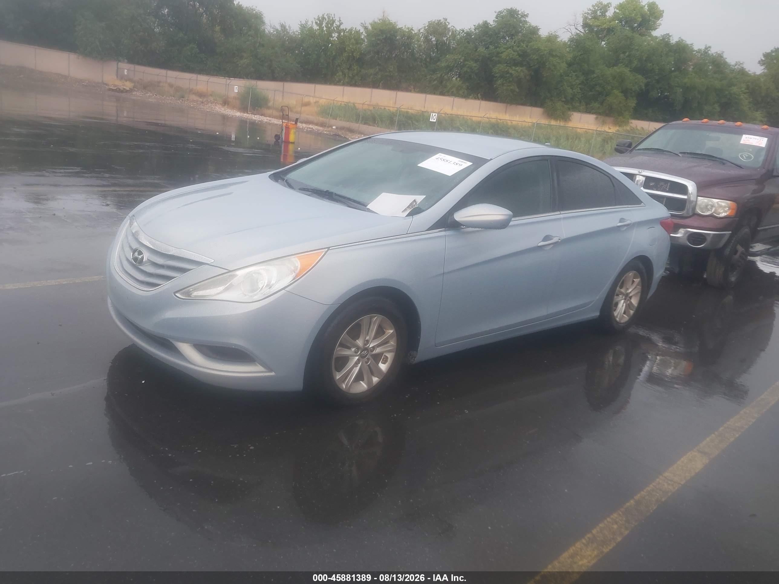 2013 Hyundai Sonata Gls Blue vin: 5NPEB4AC3DH727531
