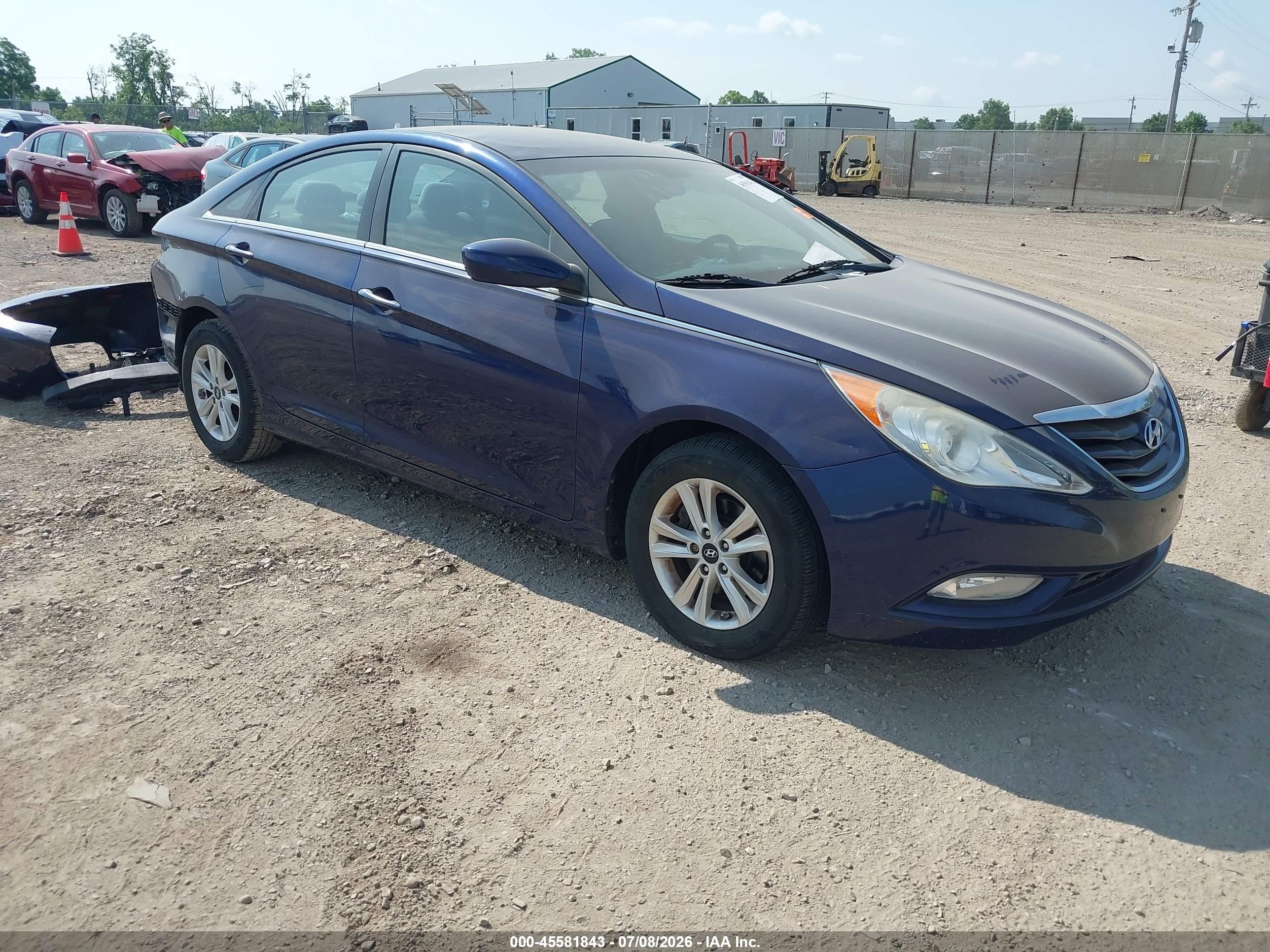 2013 Hyundai Sonata Gls Blue vin: 5NPEB4AC3DH727593