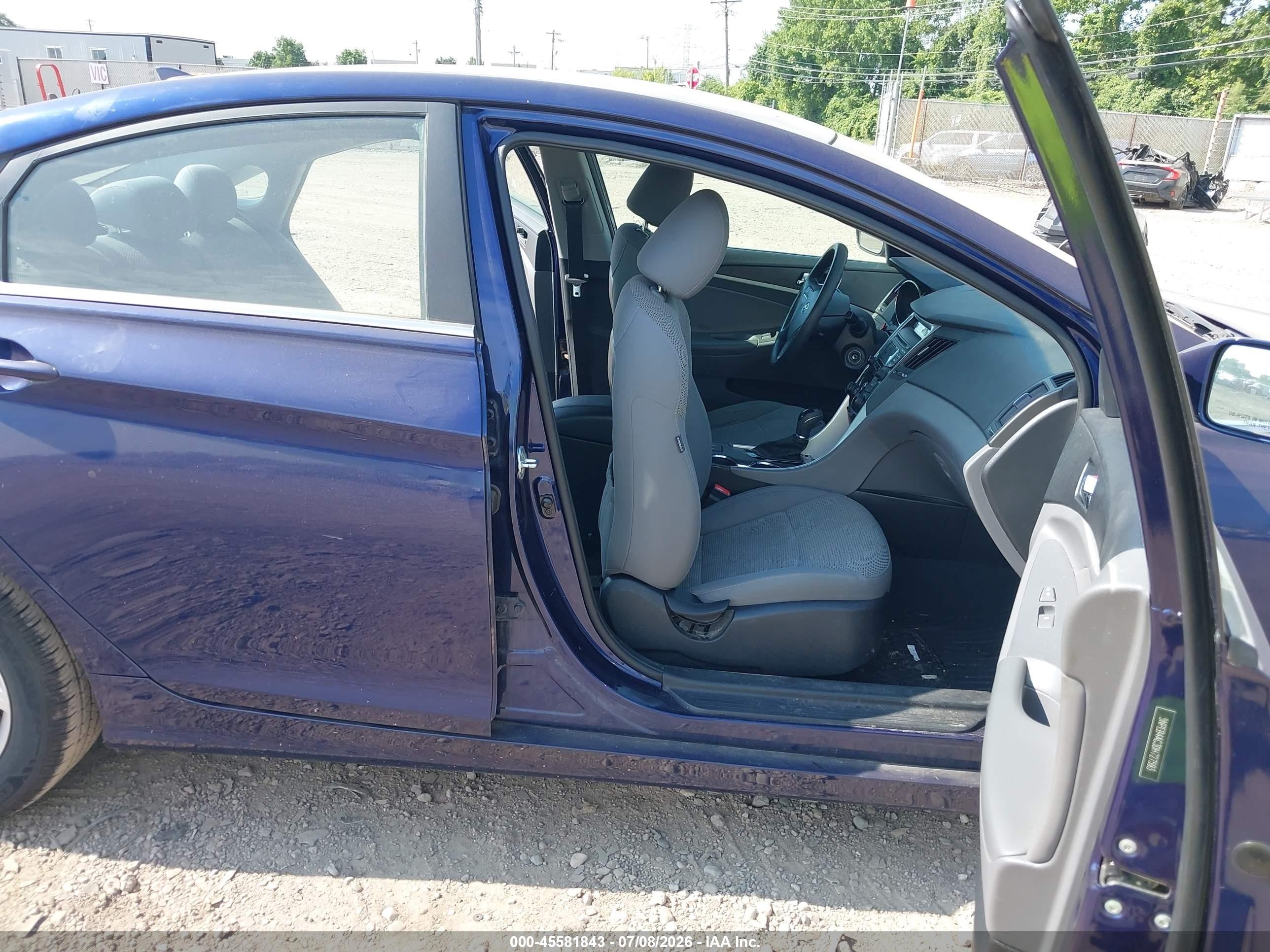 2013 Hyundai Sonata Gls Blue vin: 5NPEB4AC3DH727593