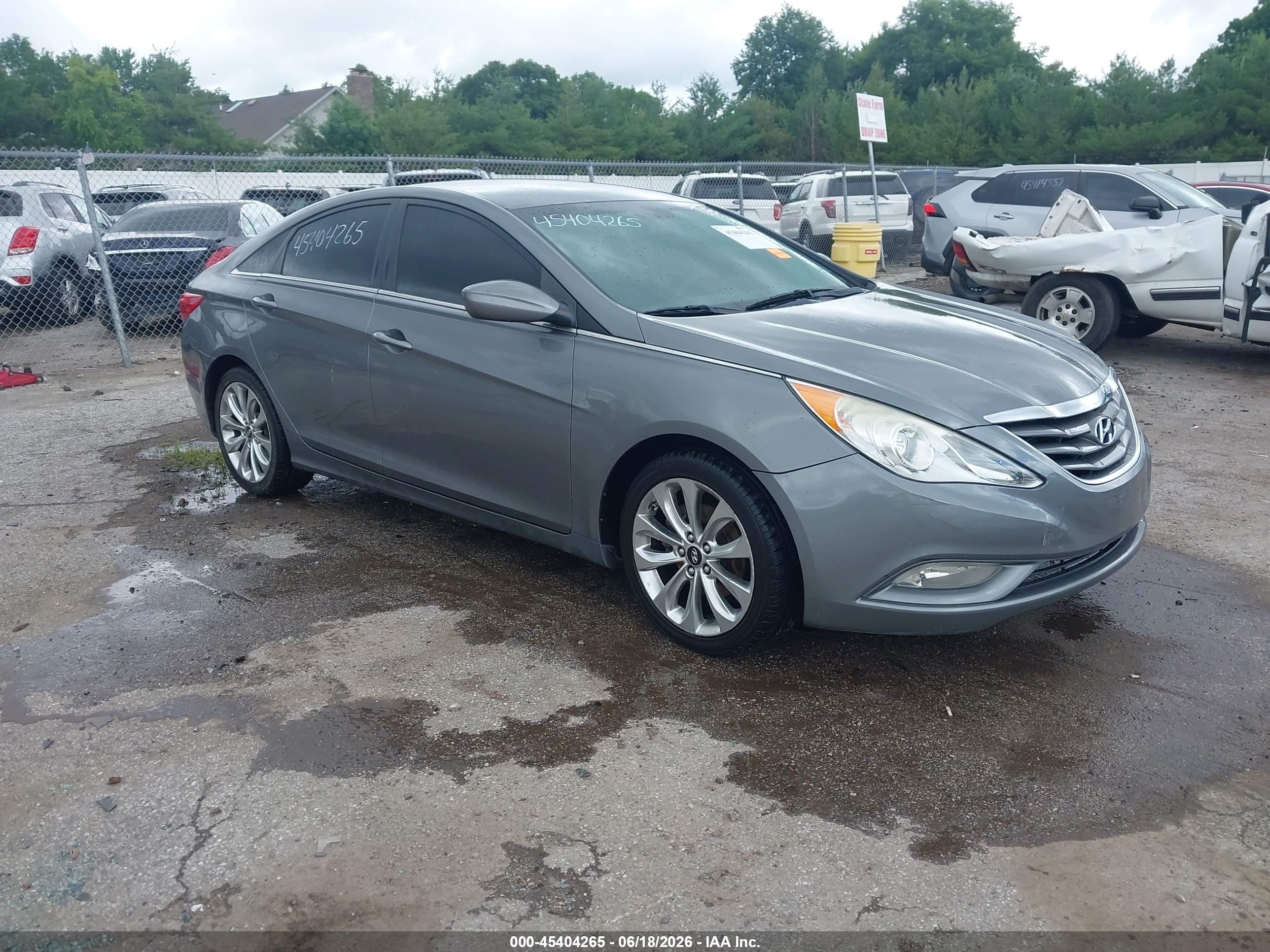 2013 Hyundai Sonata Gls Серый vin: 5NPEB4AC3DH732812
