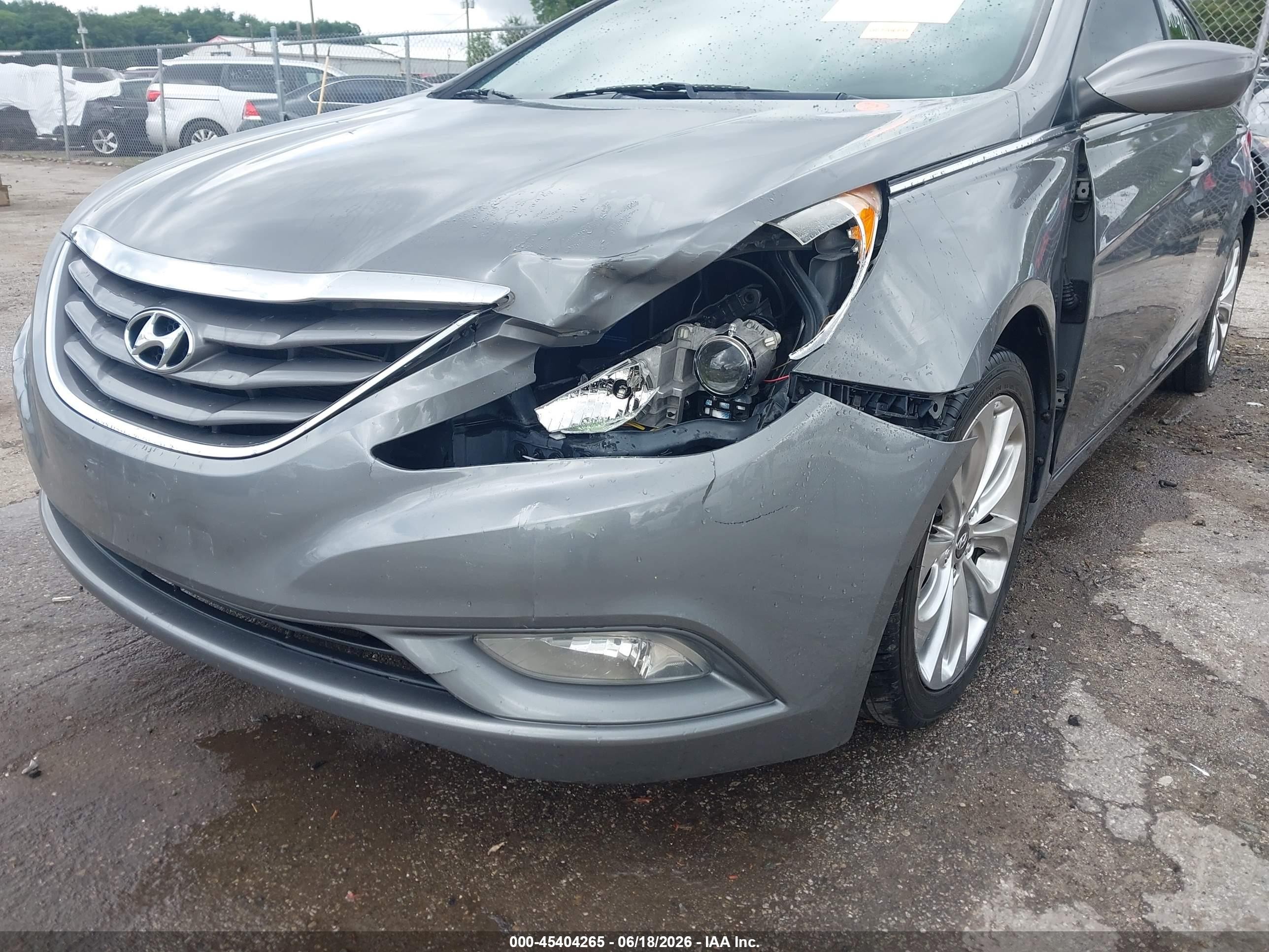 2013 Hyundai Sonata Gls Серый vin: 5NPEB4AC3DH732812