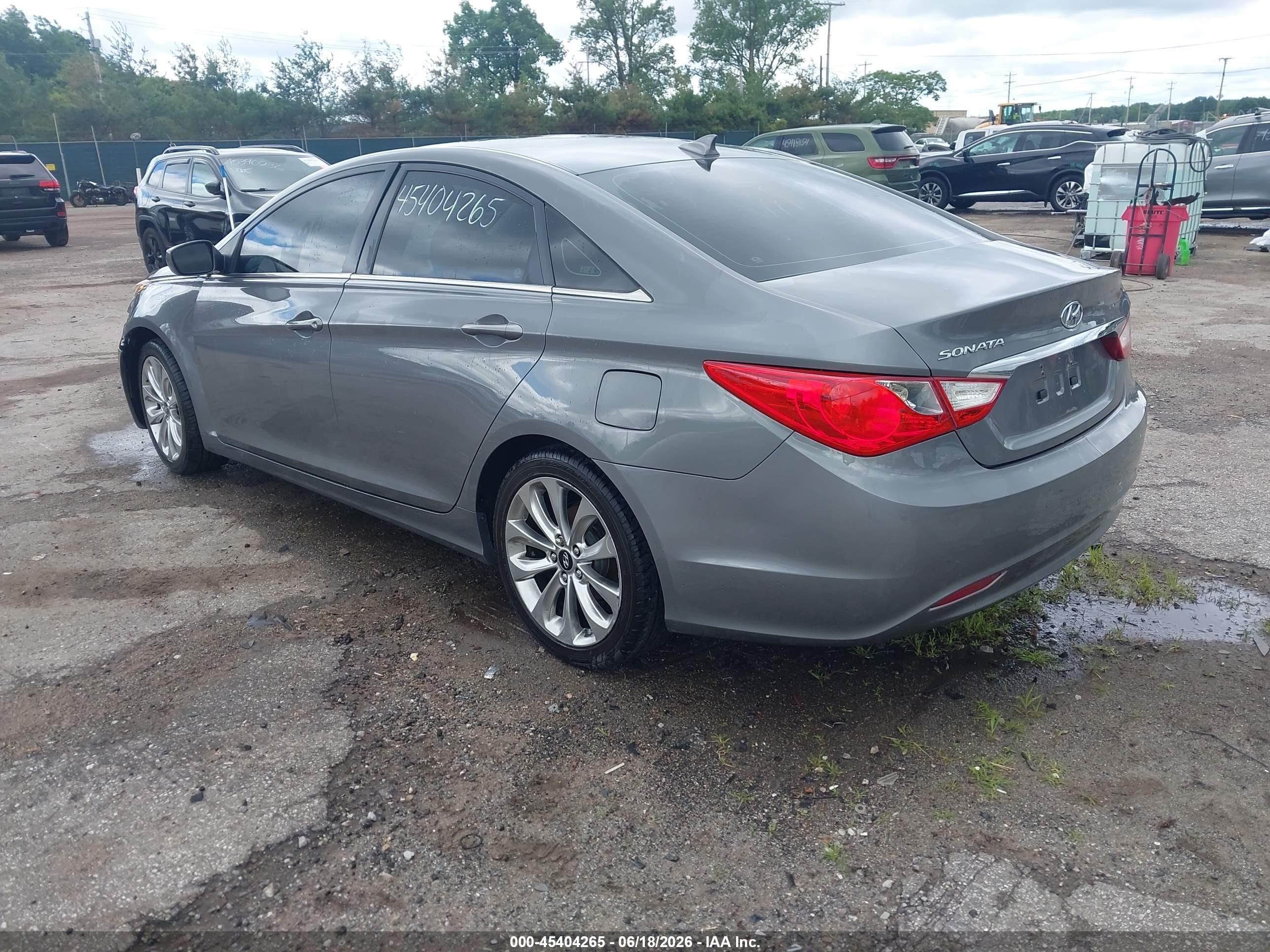 2013 Hyundai Sonata Gls Серый vin: 5NPEB4AC3DH732812