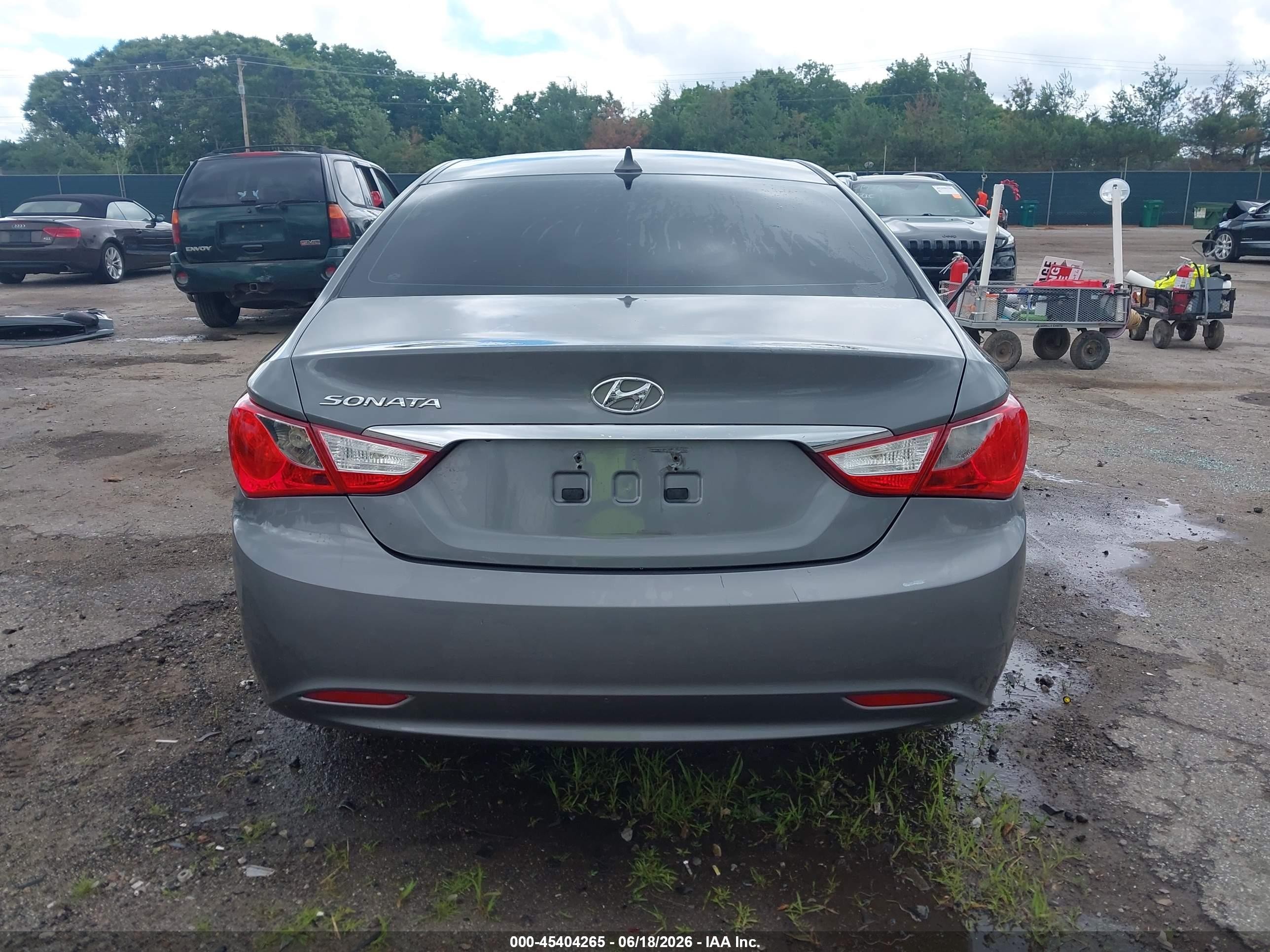 2013 Hyundai Sonata Gls Серый vin: 5NPEB4AC3DH732812