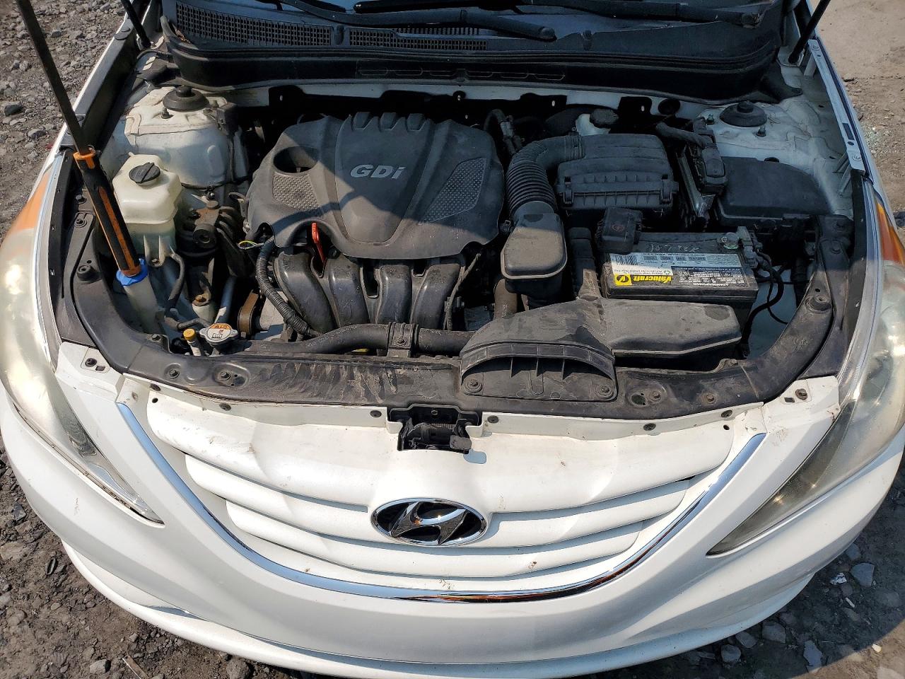 2013 Hyundai Sonata Gls White vin: 5NPEB4AC3DH733412