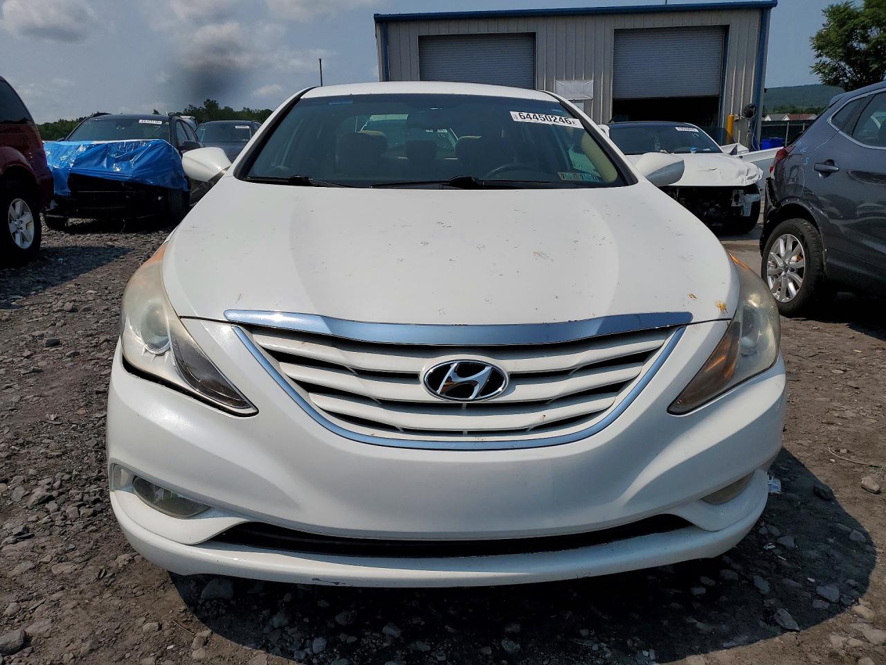 2013 Hyundai Sonata Gls White vin: 5NPEB4AC3DH733412