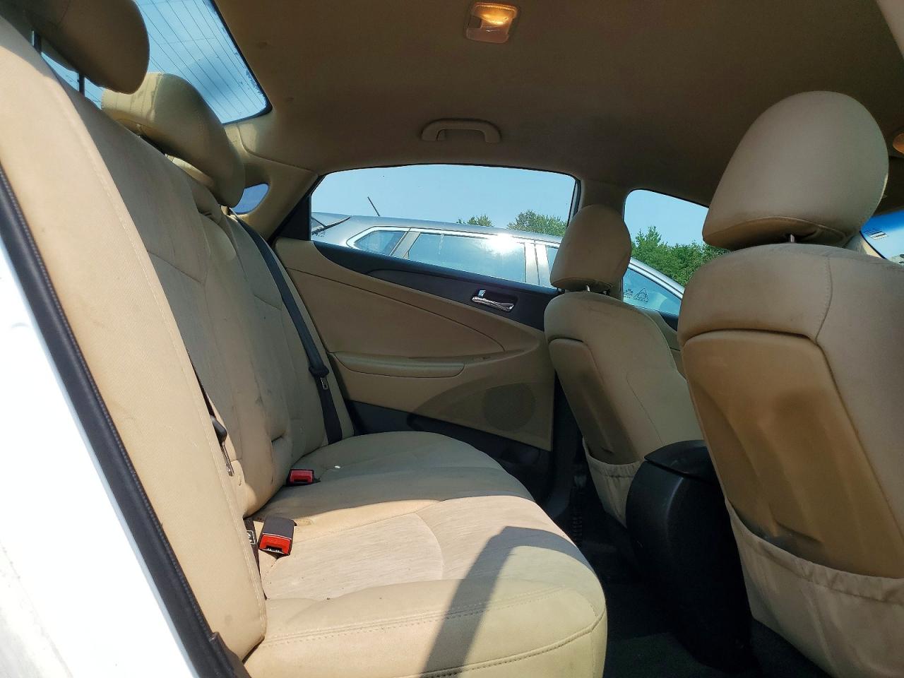 2013 Hyundai Sonata Gls White vin: 5NPEB4AC3DH733412