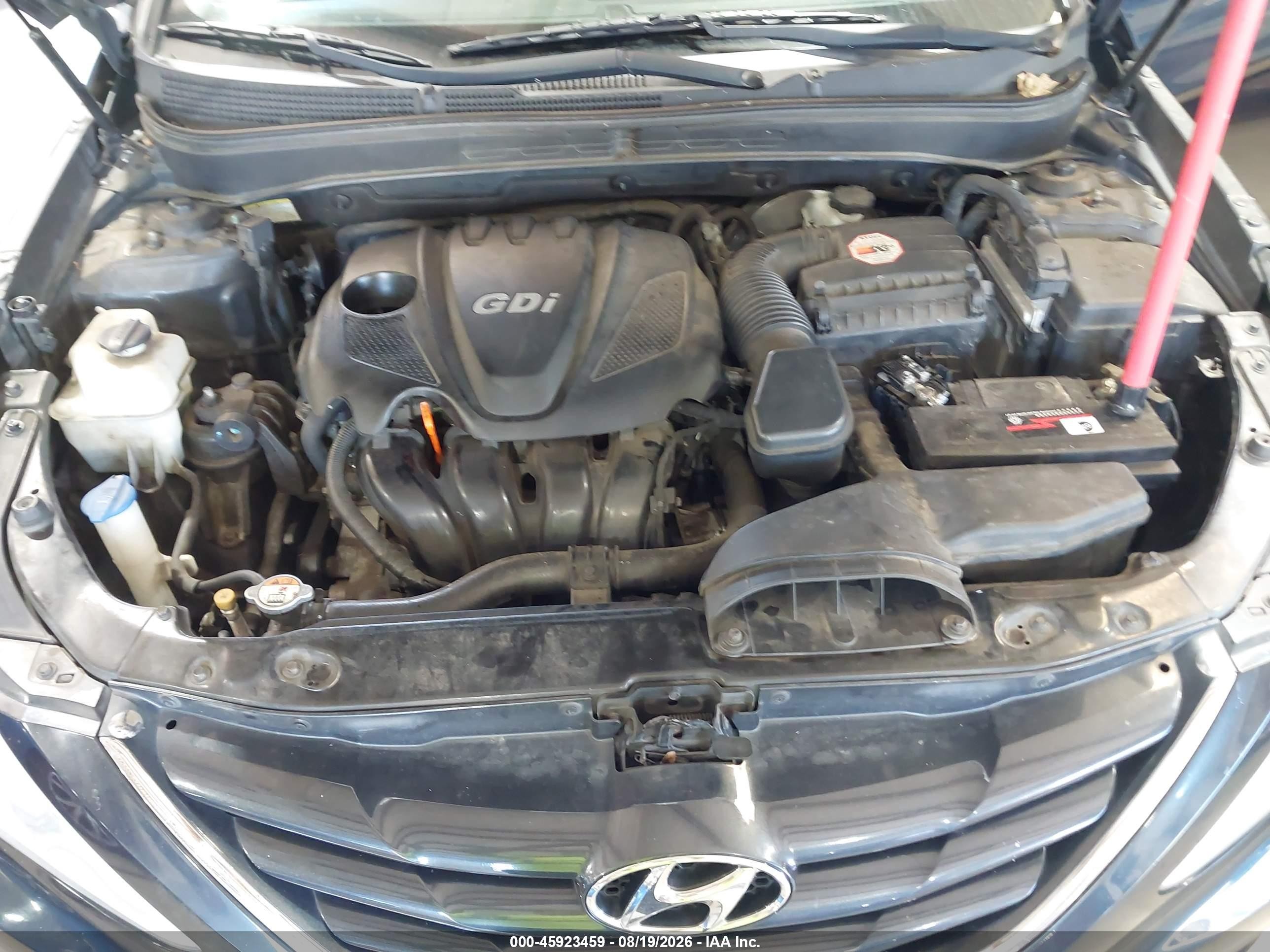 2013 Hyundai Sonata Gls Black vin: 5NPEB4AC3DH739808
