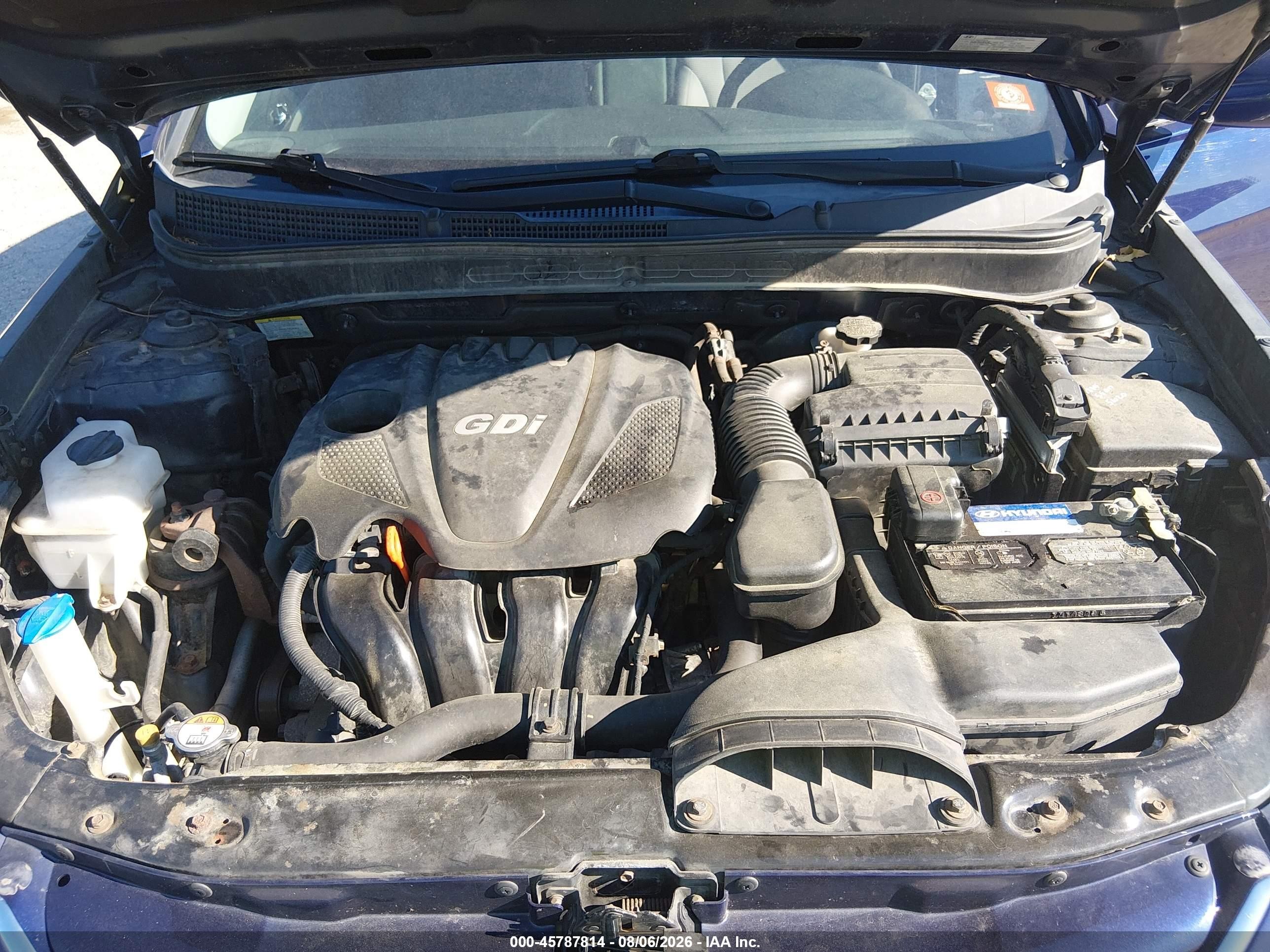 2013 Hyundai Sonata Gls Blue vin: 5NPEB4AC3DH745575