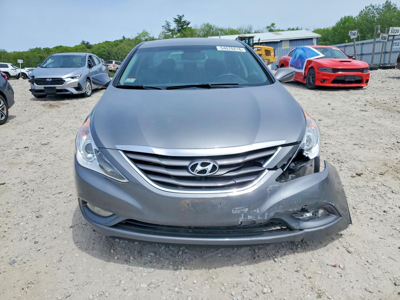 2013 Hyundai Sonata Gls Gray vin: 5NPEB4AC3DH750467