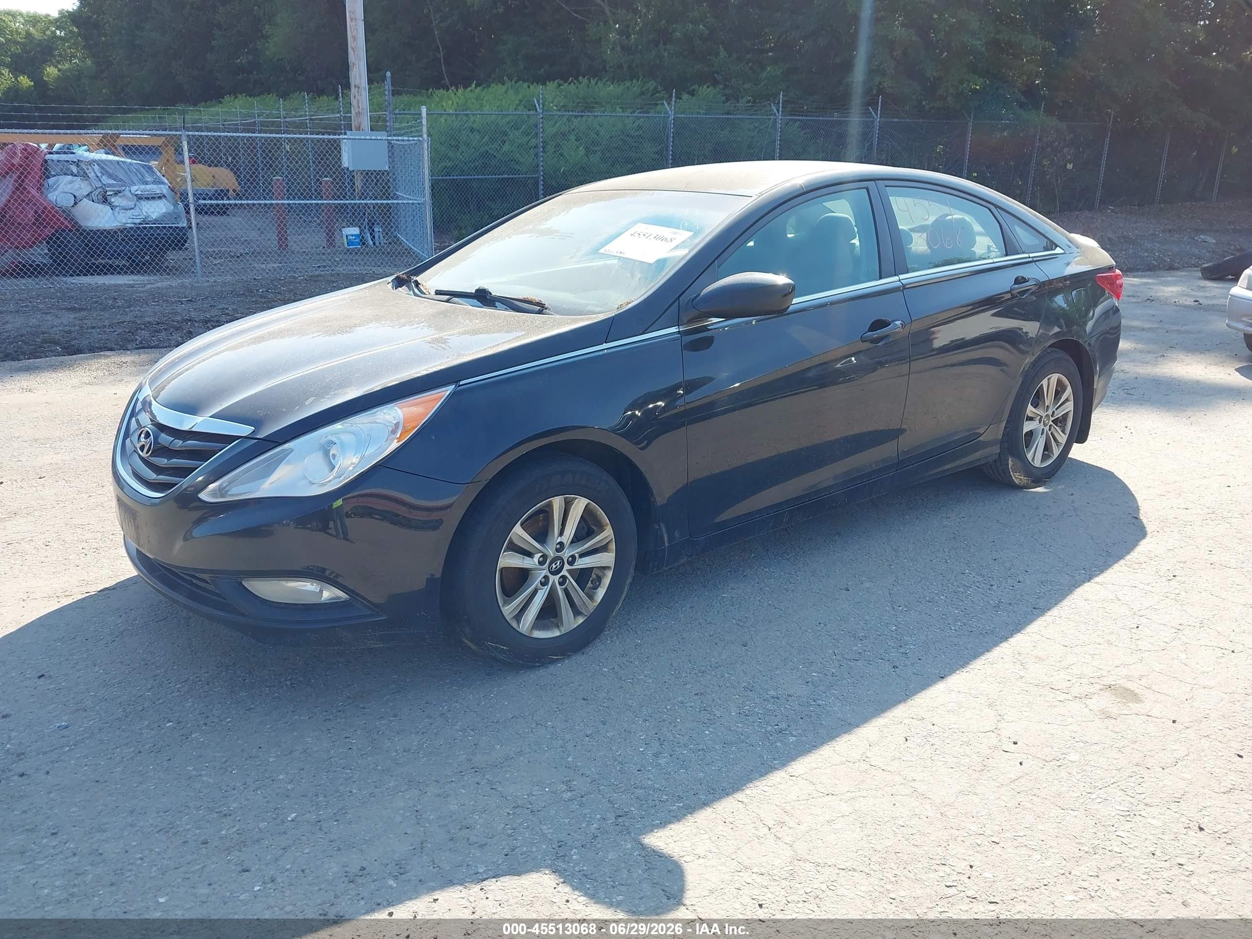 2013 Hyundai Sonata Gls Black vin: 5NPEB4AC3DH753112