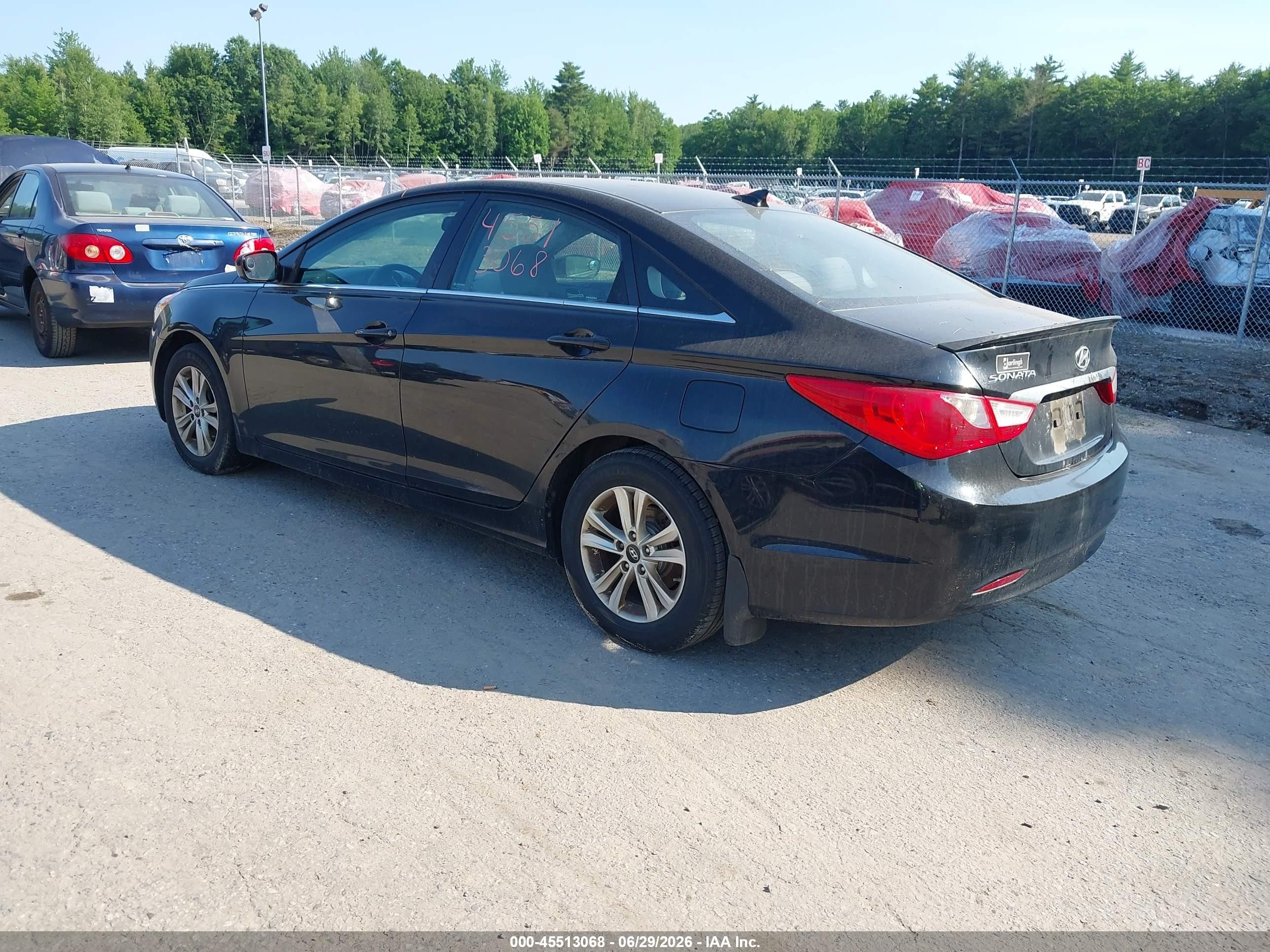 2013 Hyundai Sonata Gls Black vin: 5NPEB4AC3DH753112