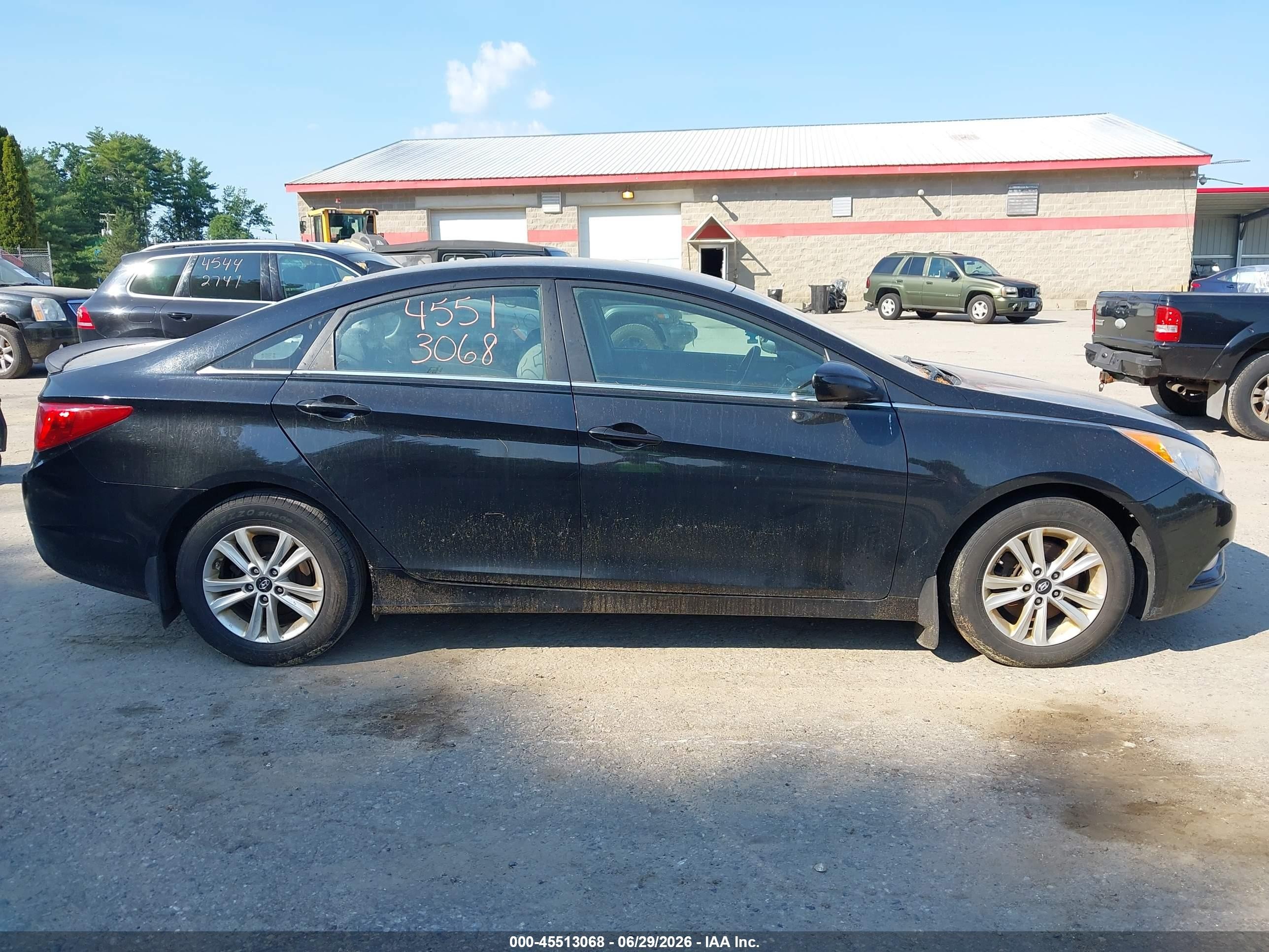 2013 Hyundai Sonata Gls Black vin: 5NPEB4AC3DH753112