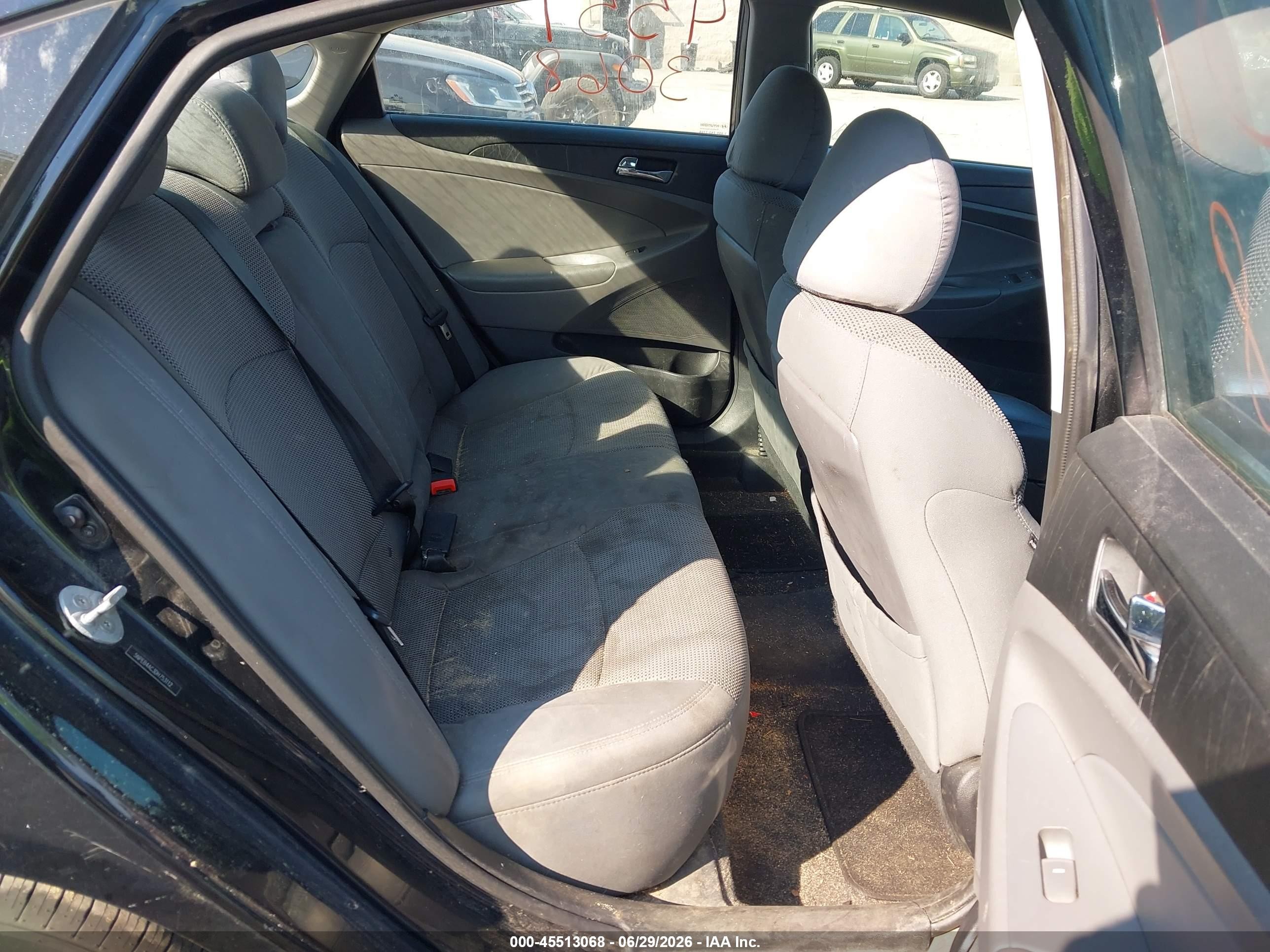 2013 Hyundai Sonata Gls Black vin: 5NPEB4AC3DH753112