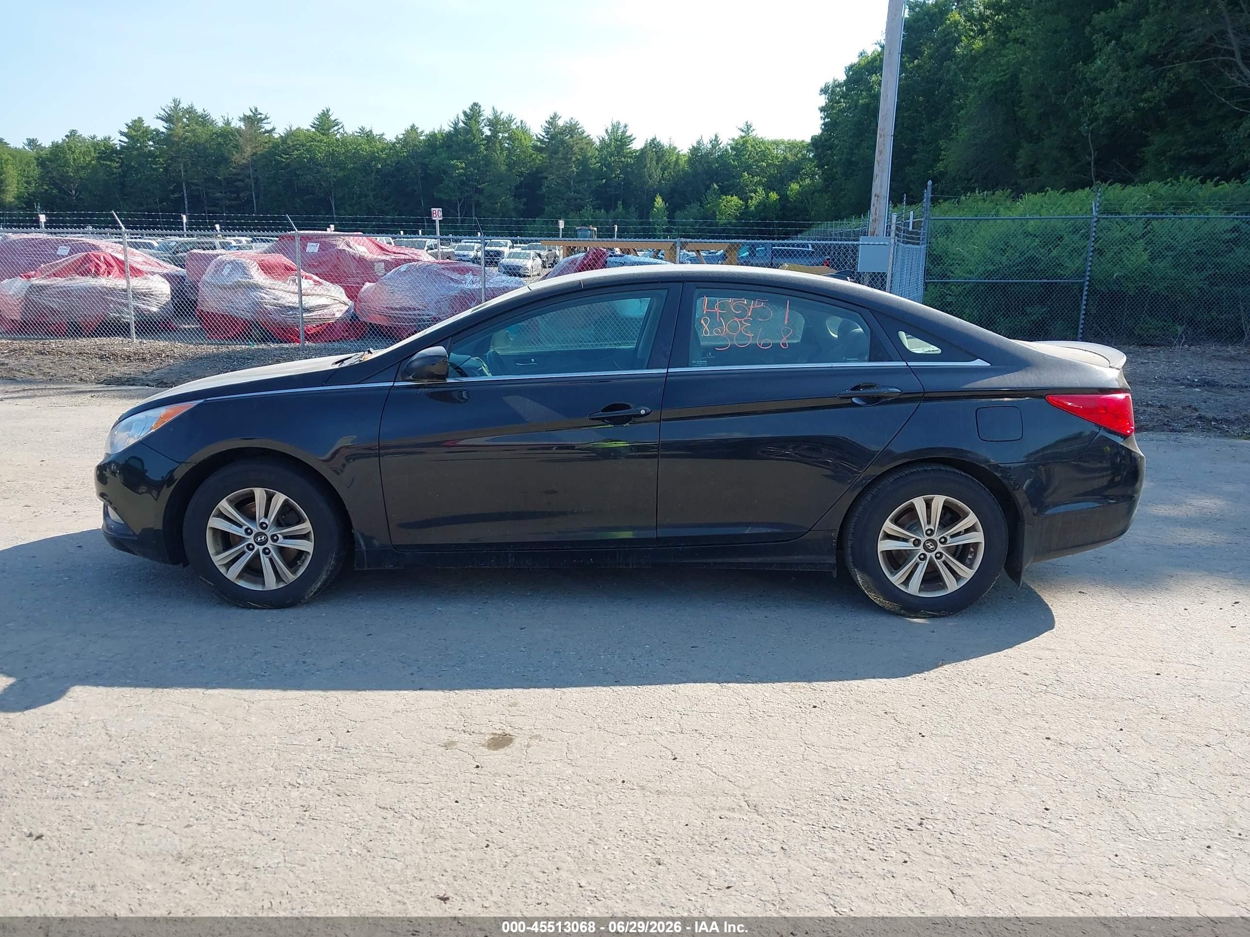2013 Hyundai Sonata Gls Black vin: 5NPEB4AC3DH753112