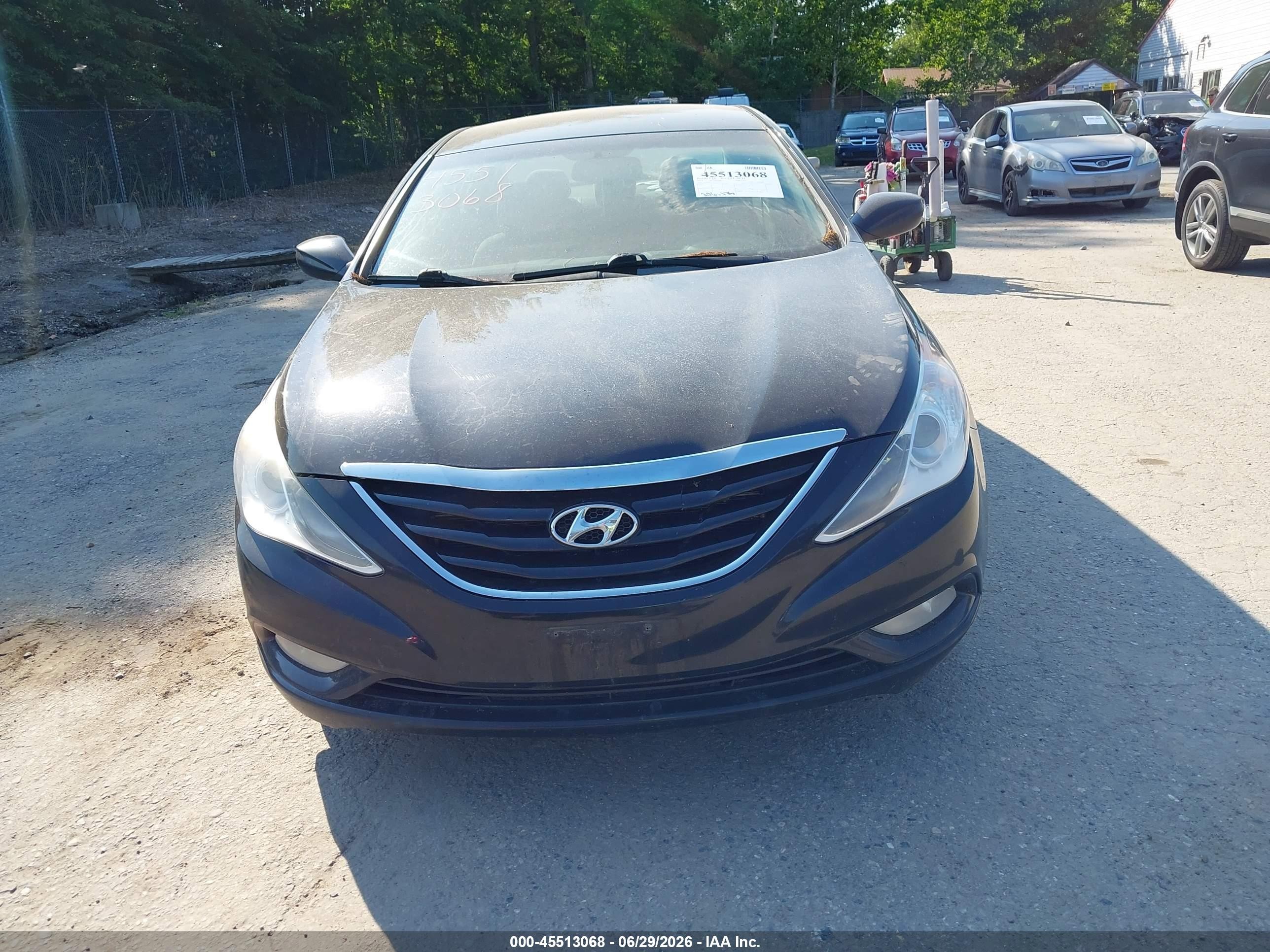 2013 Hyundai Sonata Gls Black vin: 5NPEB4AC3DH753112