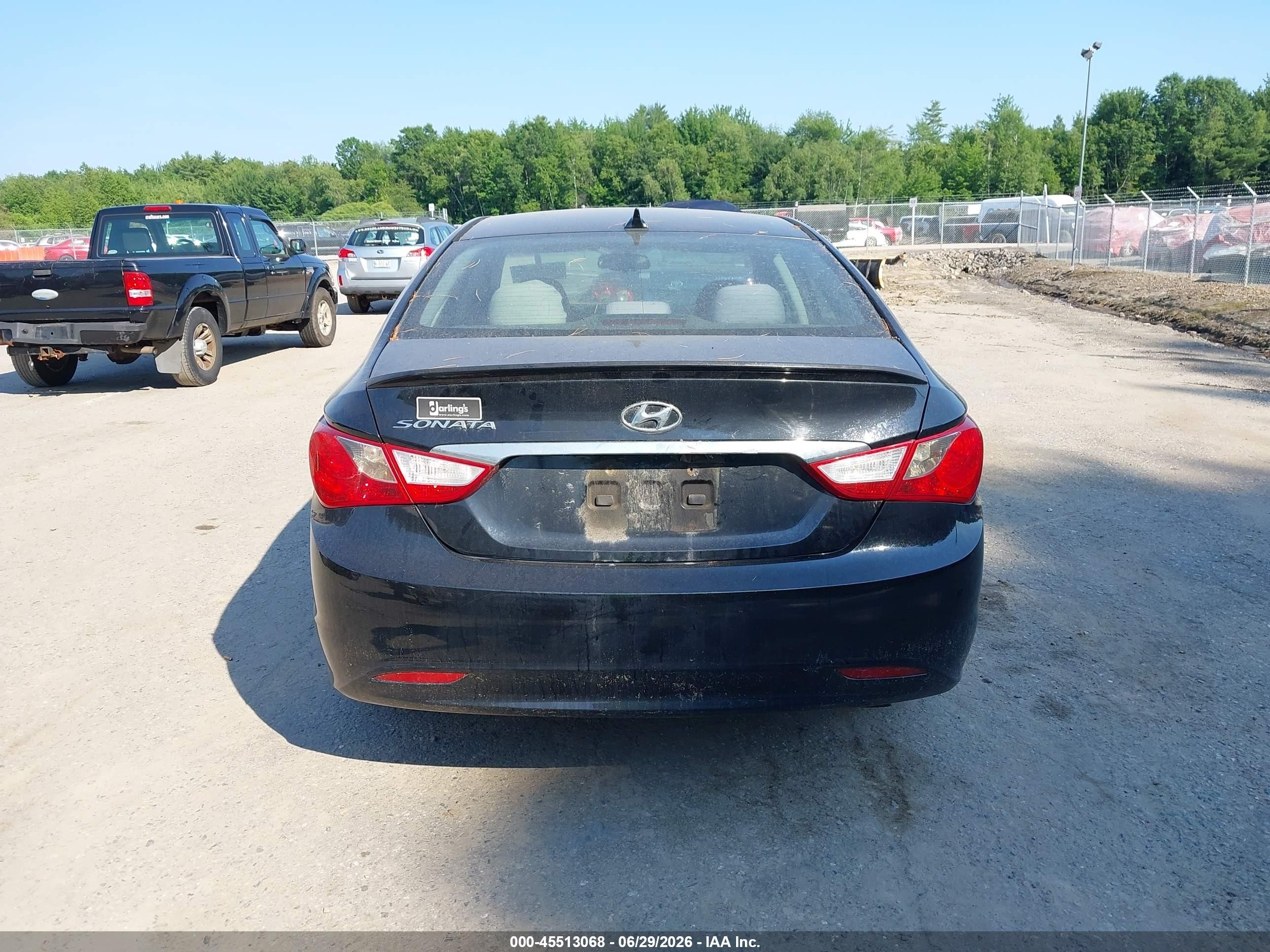 2013 Hyundai Sonata Gls Black vin: 5NPEB4AC3DH753112
