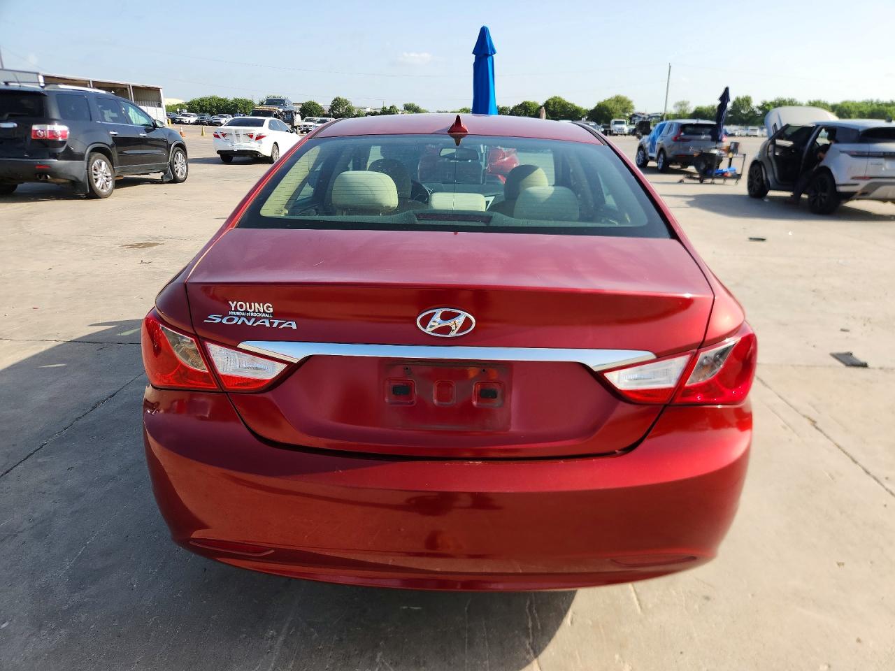 2013 Hyundai Sonata Gls Red vin: 5NPEB4AC3DH757550