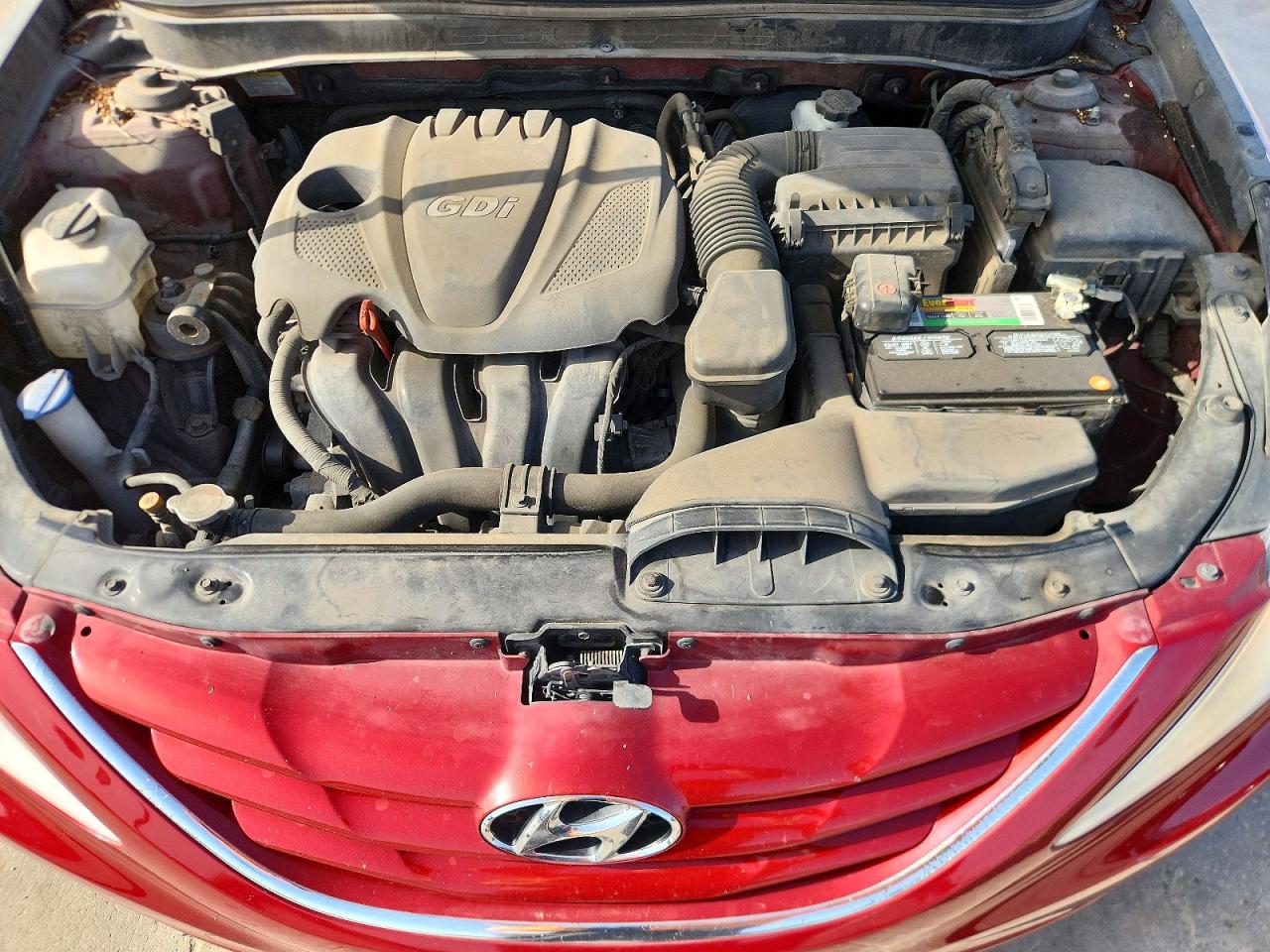 2013 Hyundai Sonata Gls Red vin: 5NPEB4AC3DH757550