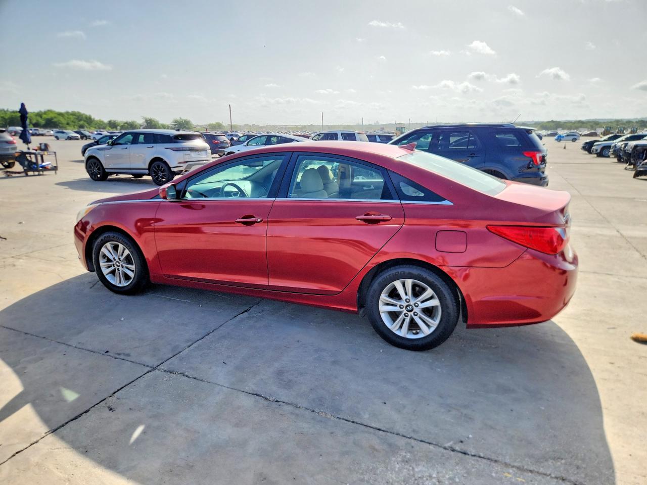 2013 Hyundai Sonata Gls Red vin: 5NPEB4AC3DH757550