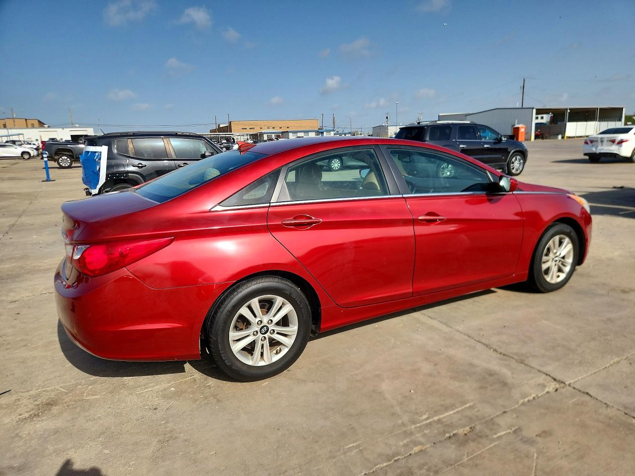 2013 Hyundai Sonata Gls Red vin: 5NPEB4AC3DH757550