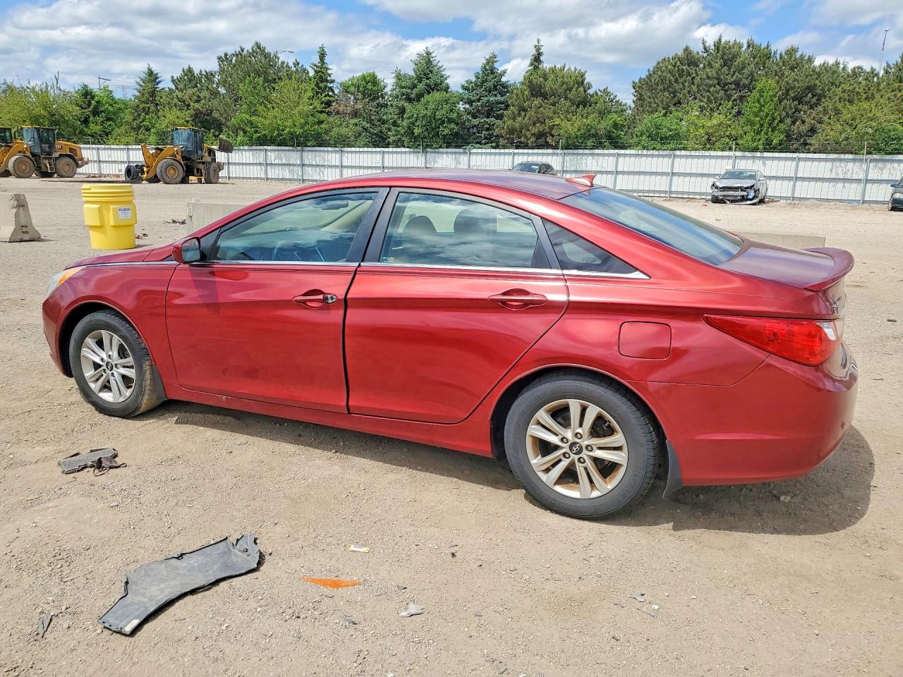 2013 Hyundai Sonata Gls Red vin: 5NPEB4AC3DH758181