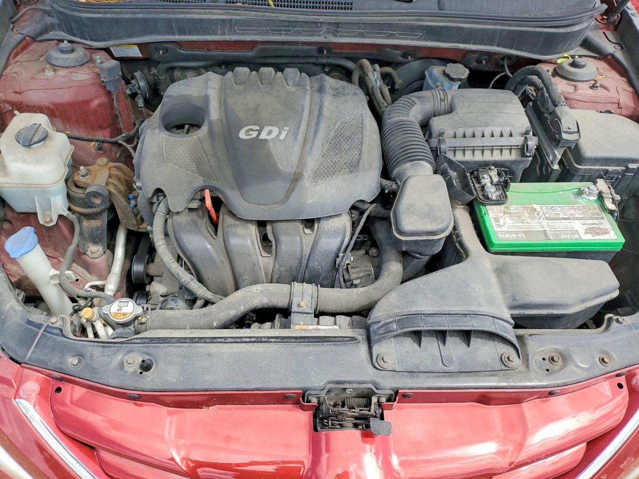 2013 Hyundai Sonata Gls Red vin: 5NPEB4AC3DH758181