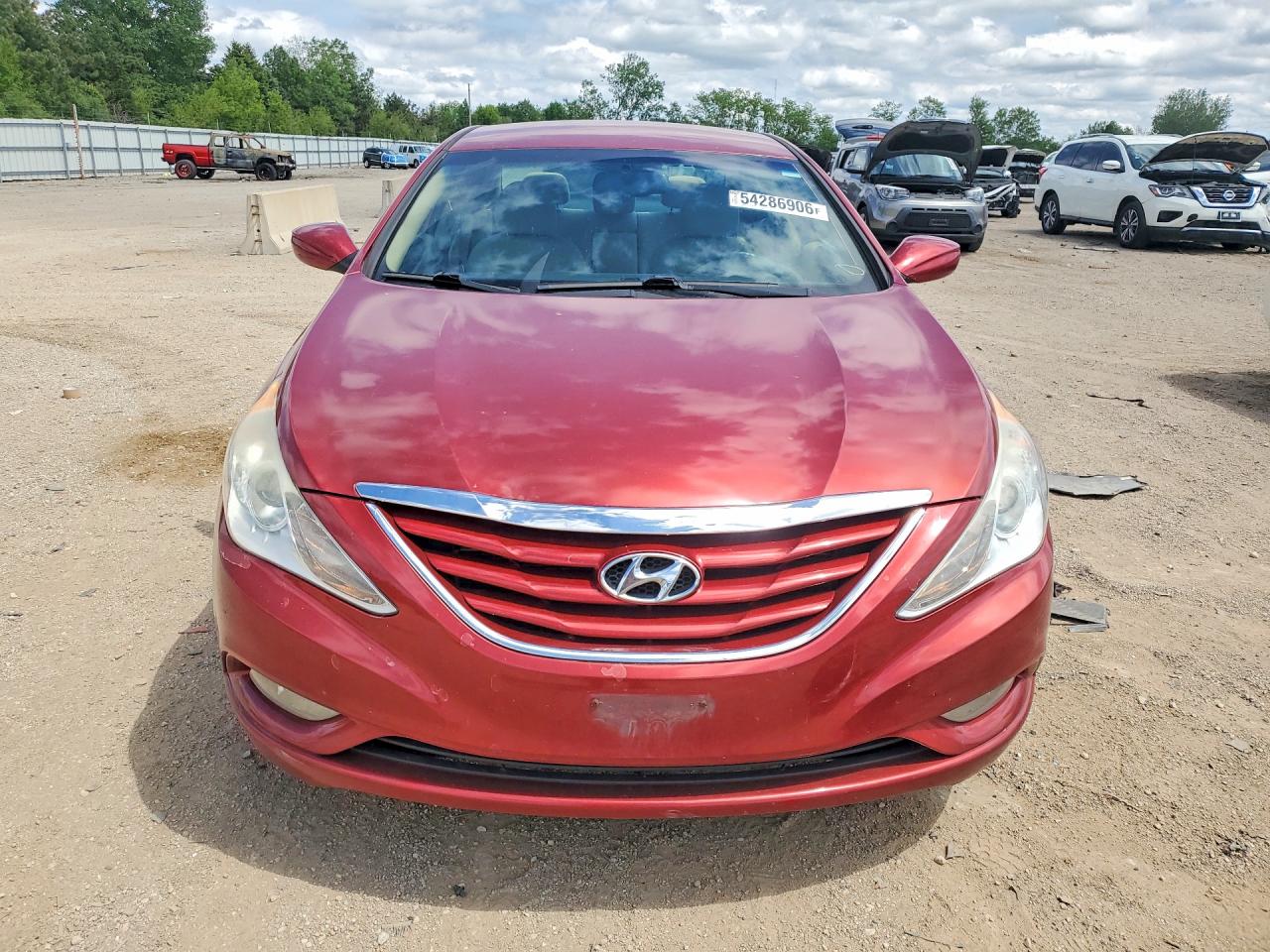 2013 Hyundai Sonata Gls Red vin: 5NPEB4AC3DH758181