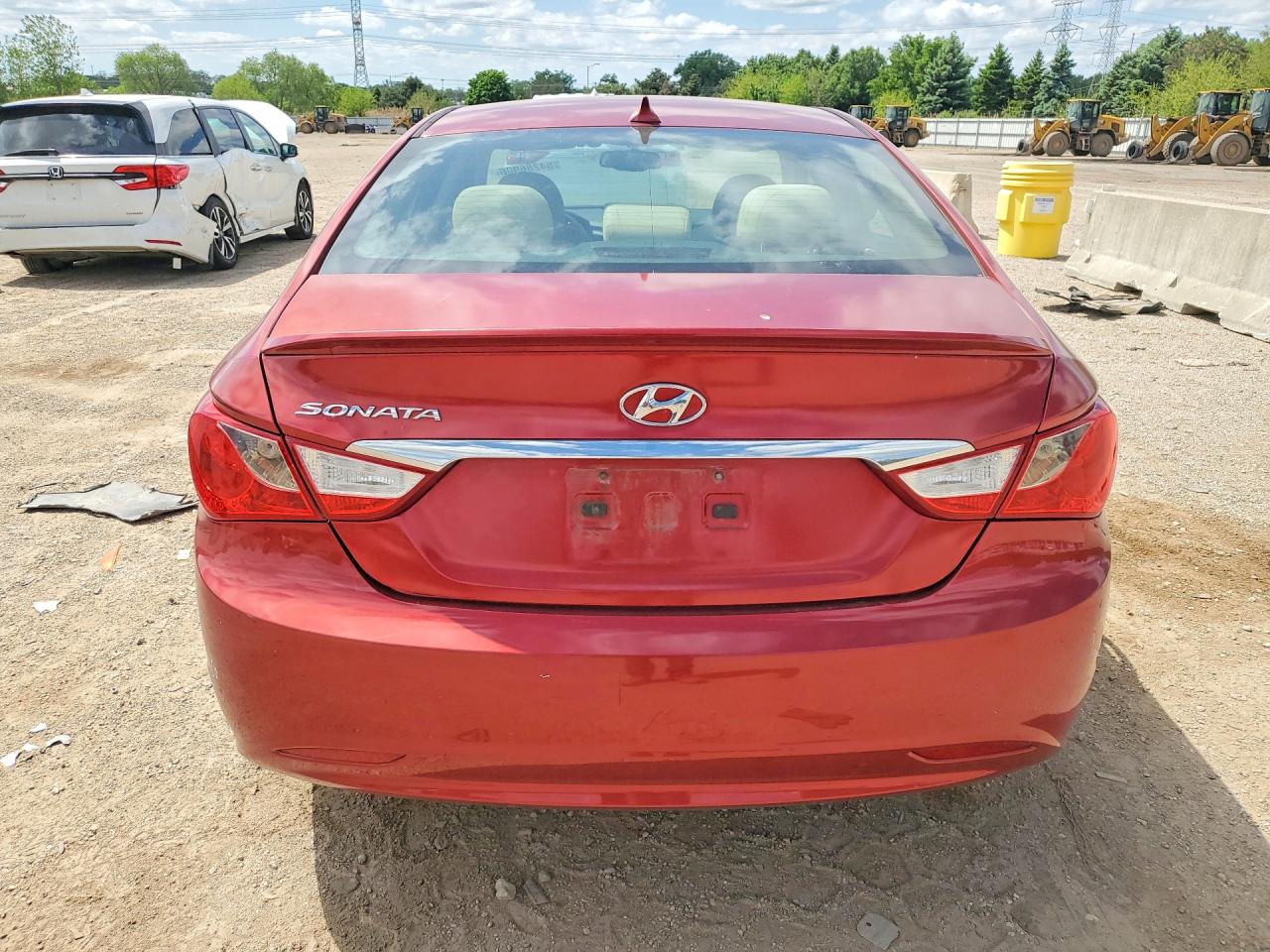 2013 Hyundai Sonata Gls Red vin: 5NPEB4AC3DH758181