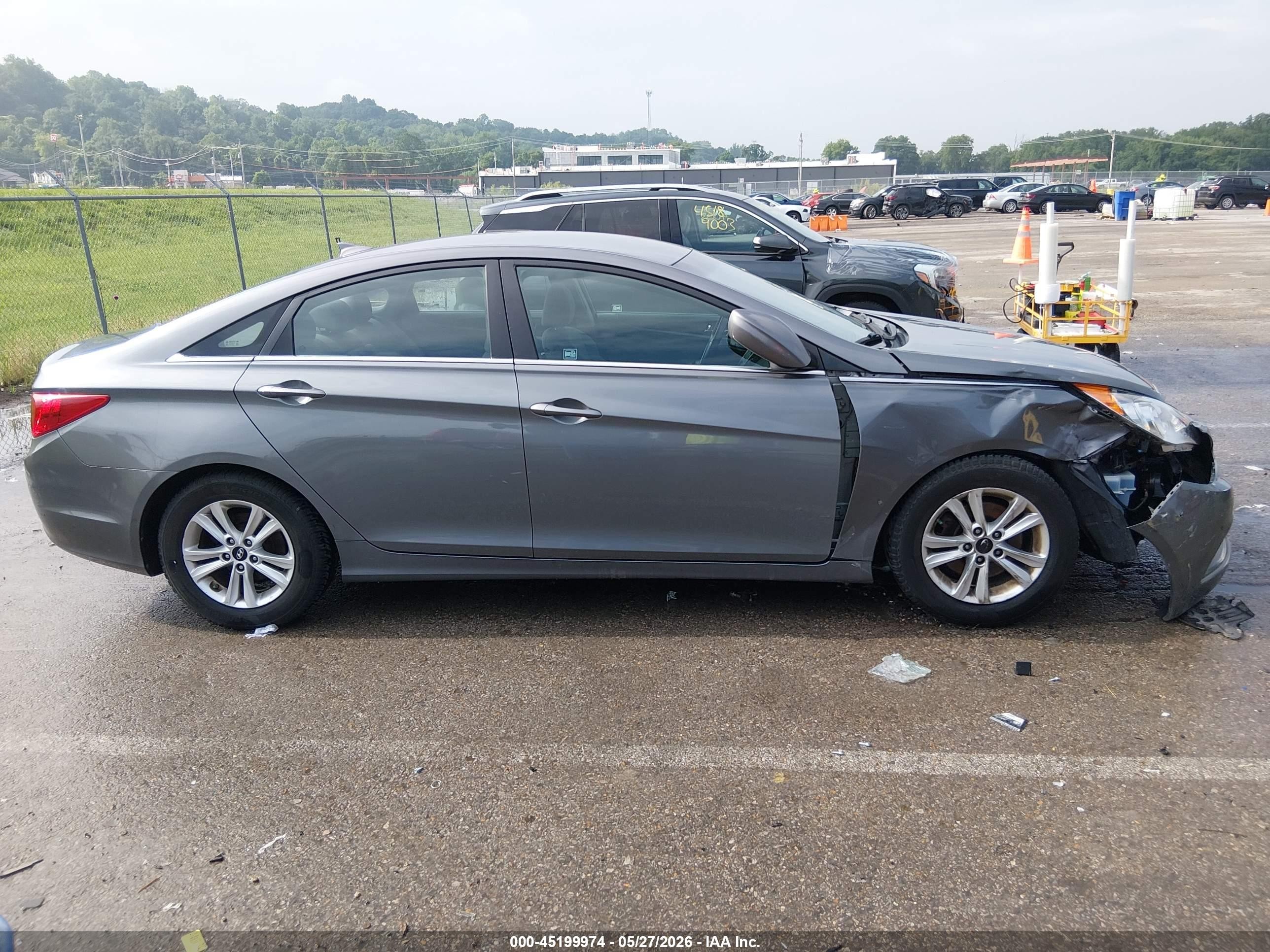 2013 Hyundai Sonata Gls Gray vin: 5NPEB4AC3DH768550