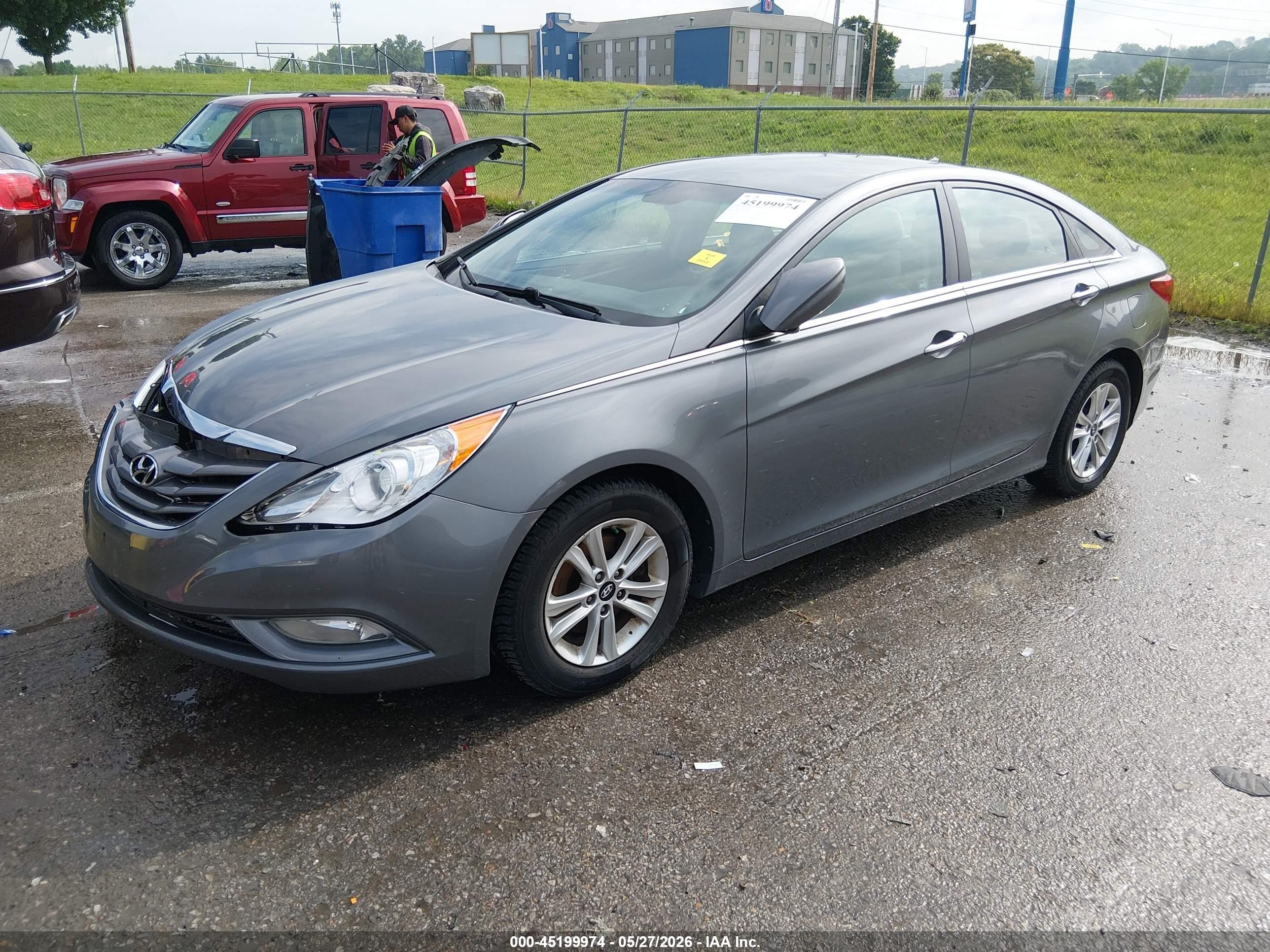 2013 Hyundai Sonata Gls Gray vin: 5NPEB4AC3DH768550