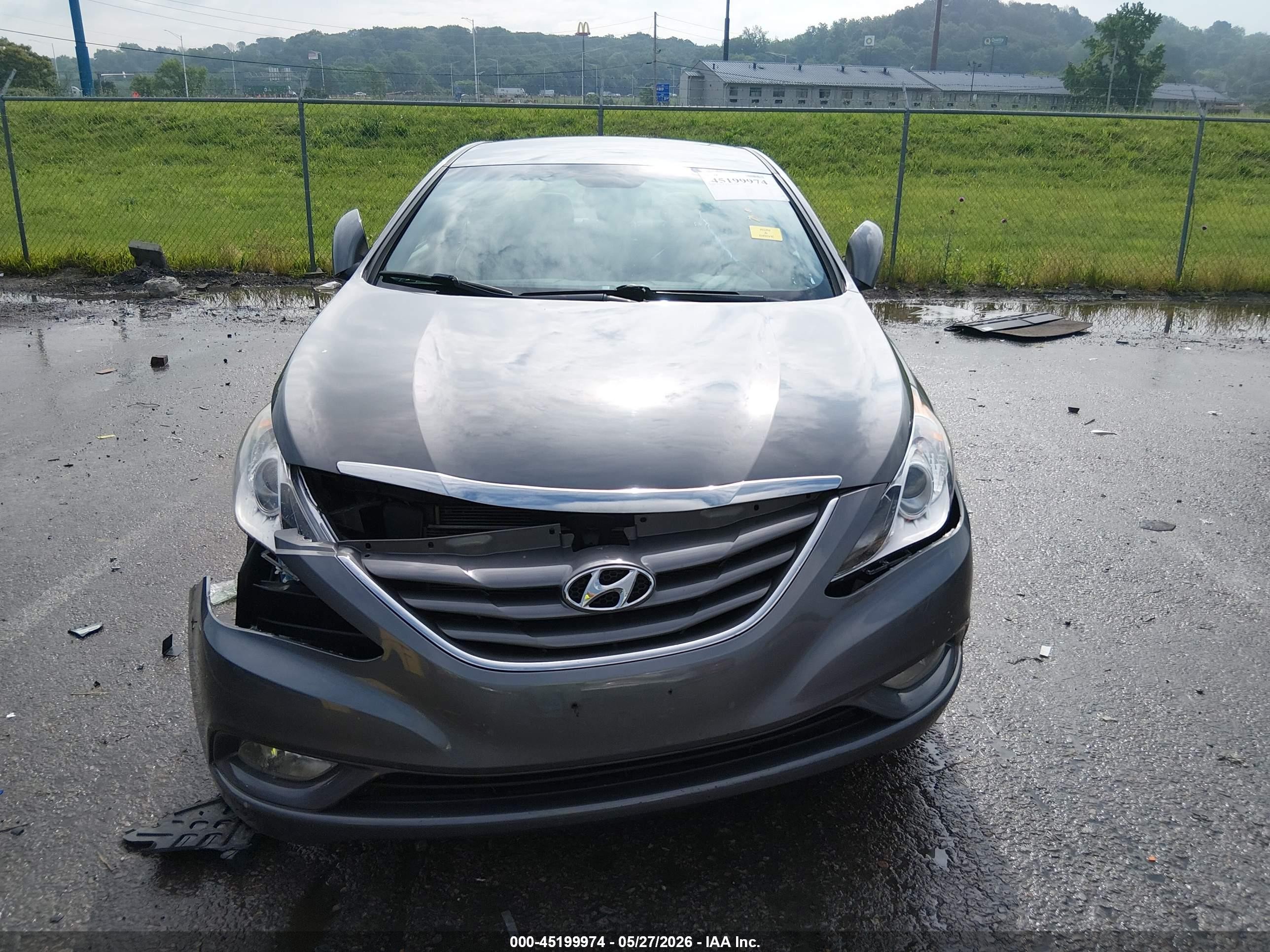 2013 Hyundai Sonata Gls Gray vin: 5NPEB4AC3DH768550