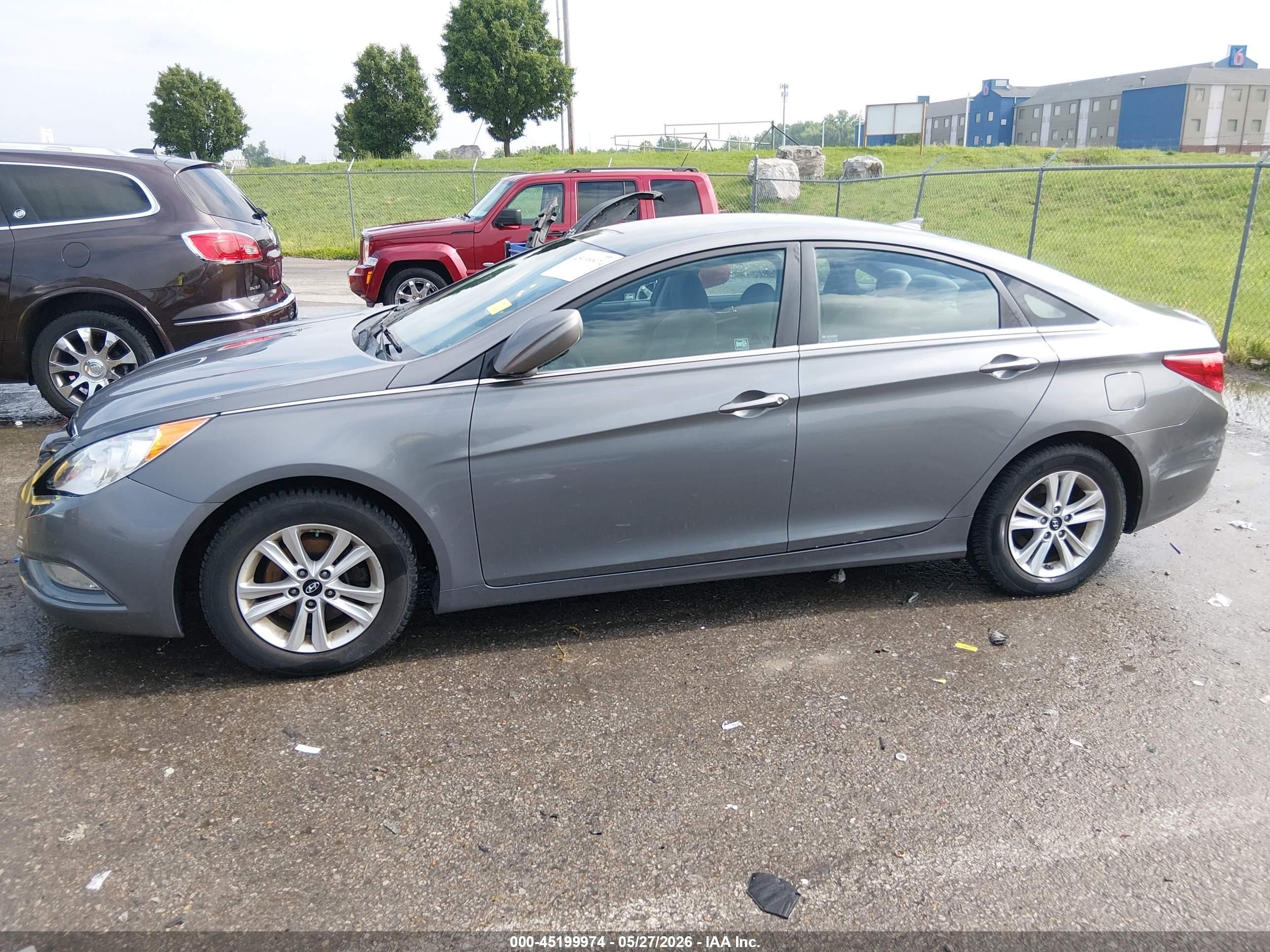 2013 Hyundai Sonata Gls Gray vin: 5NPEB4AC3DH768550