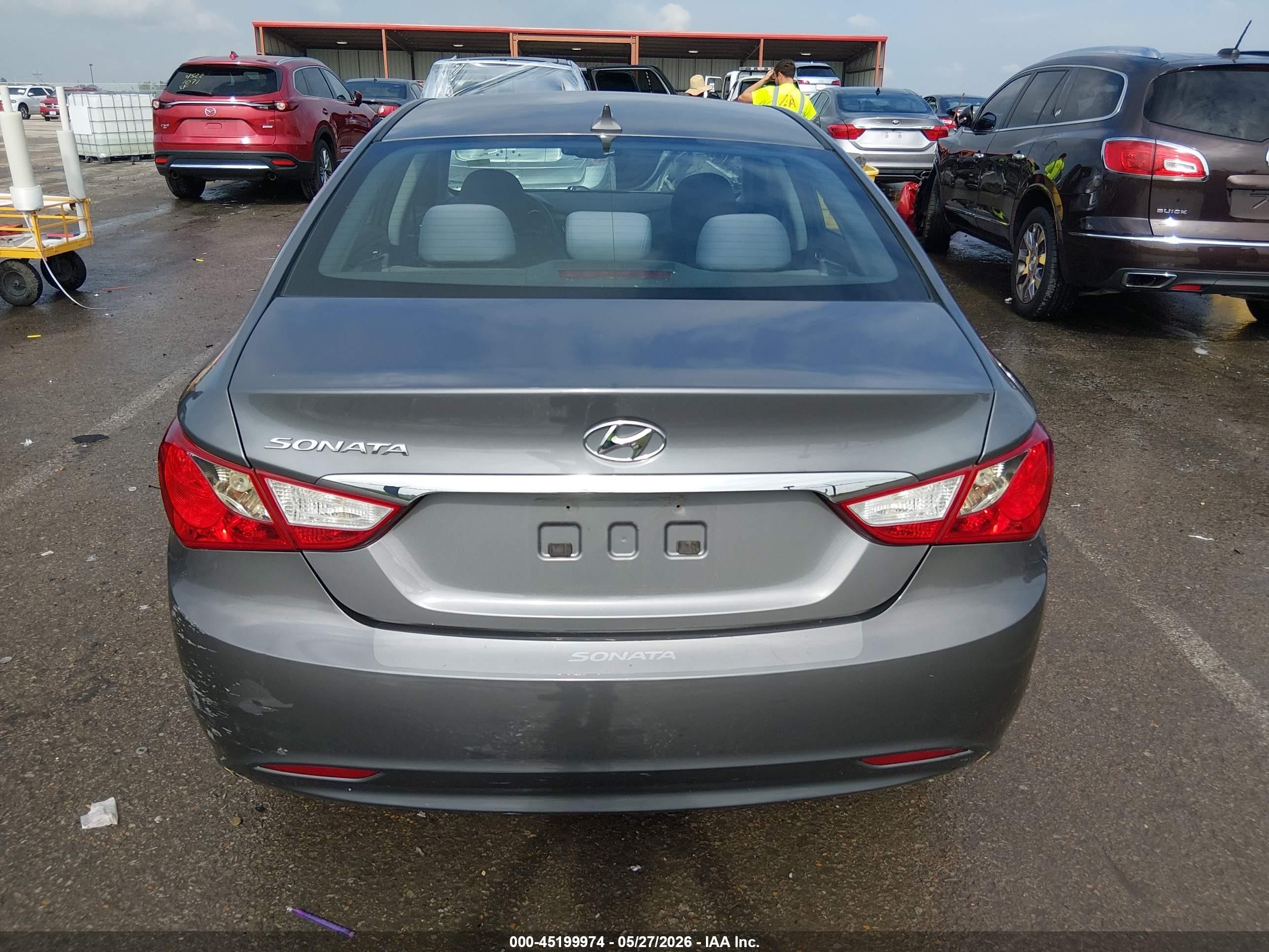 2013 Hyundai Sonata Gls Gray vin: 5NPEB4AC3DH768550