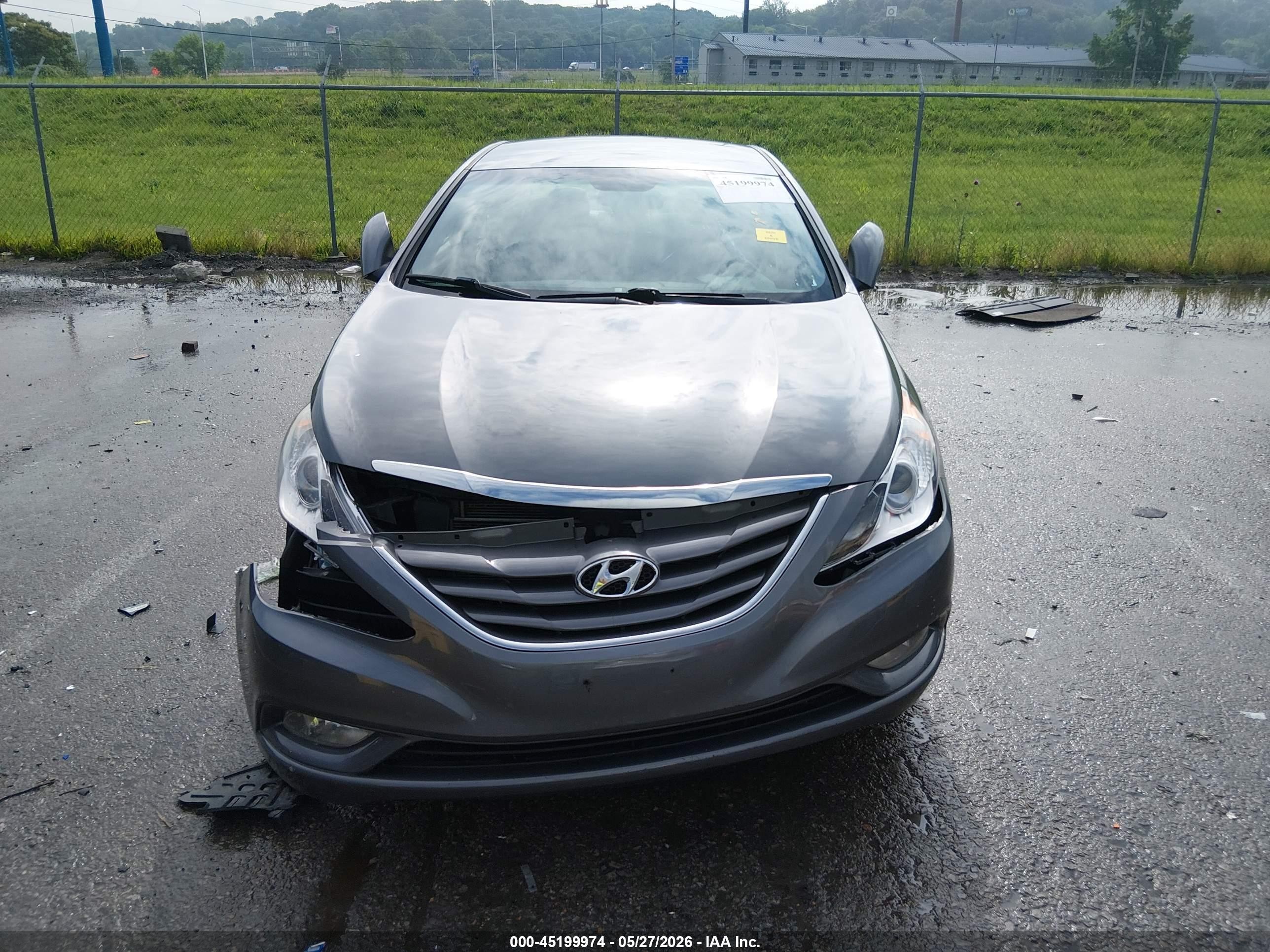 2013 Hyundai Sonata Gls Gray vin: 5NPEB4AC3DH768550
