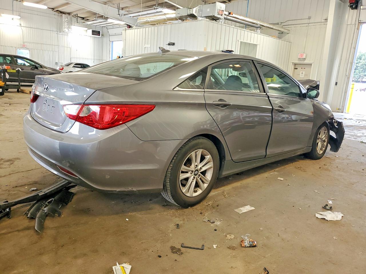 2013 Hyundai Sonata Gls Gray vin: 5NPEB4AC3DH774204