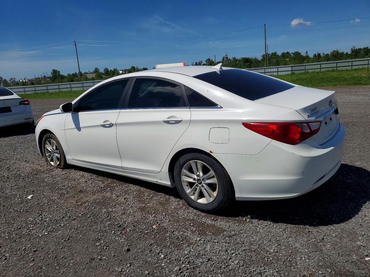 2013 Hyundai Sonata Gls White vin: 5NPEB4AC3DH775854