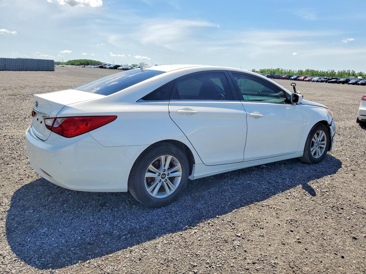 2013 Hyundai Sonata Gls White vin: 5NPEB4AC3DH775854